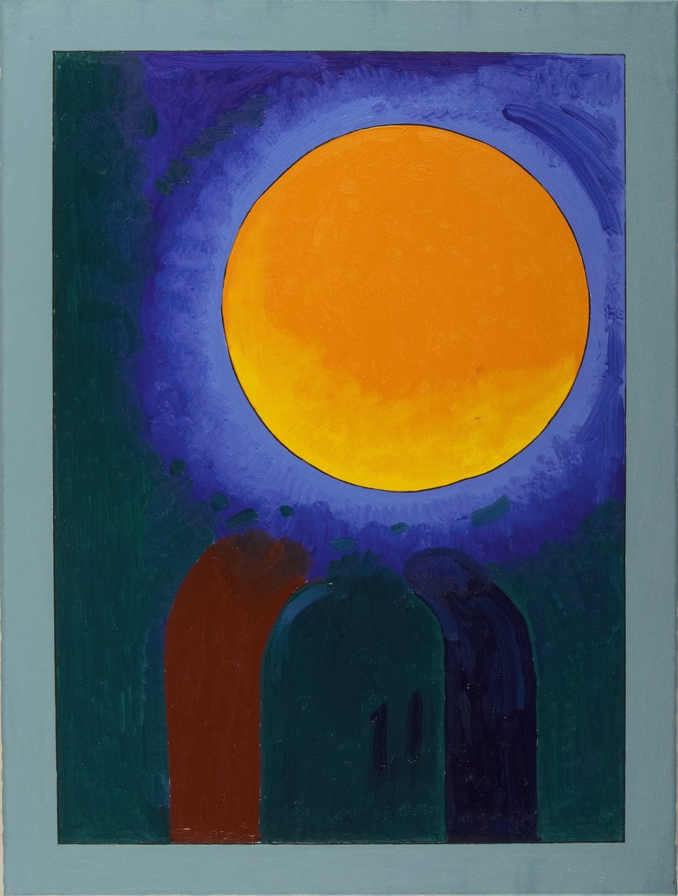 Two Musk-Rats under the Moon by Jan Groneberg