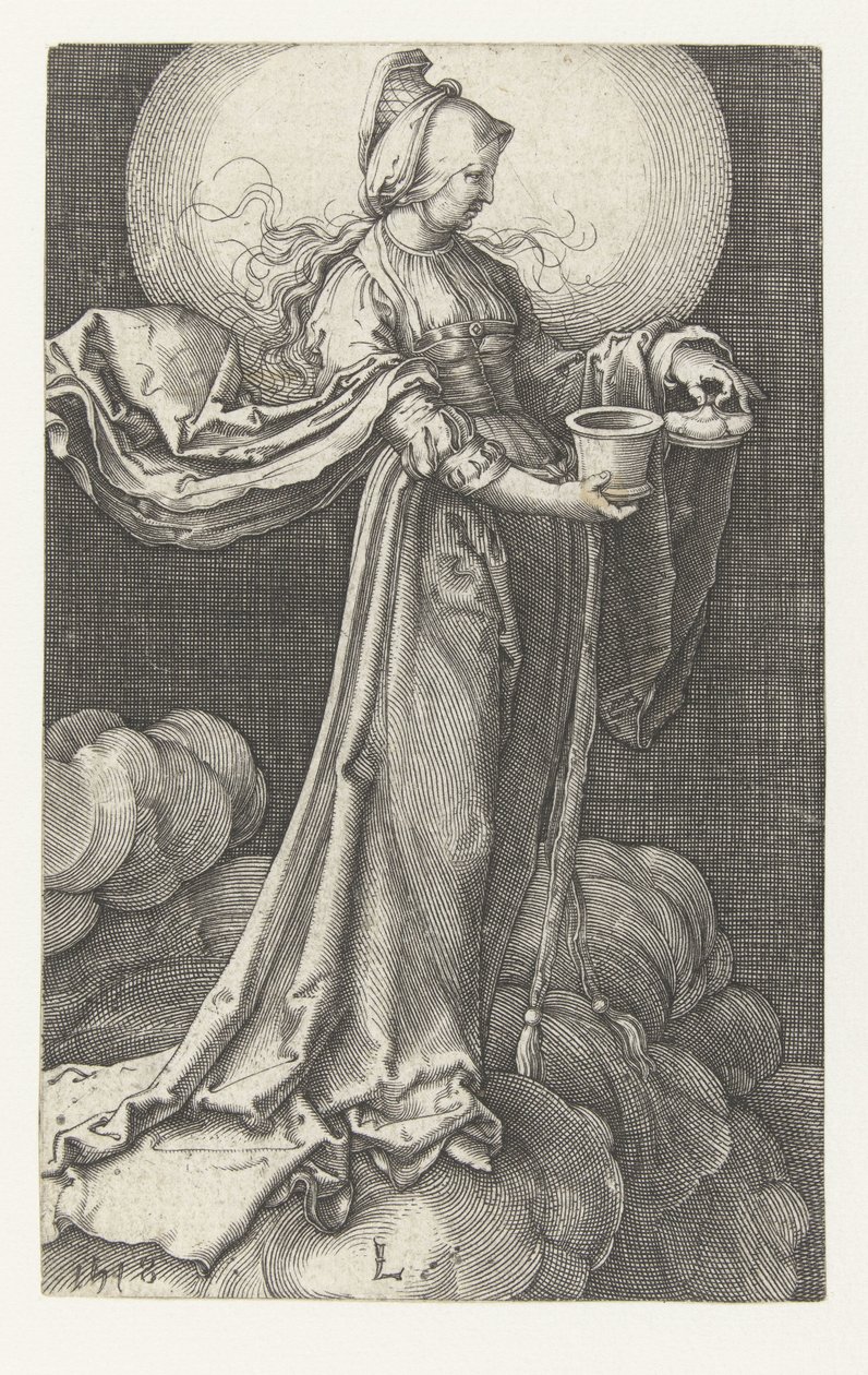 Mary Magdalene in the Clouds by Jan Harmensz. Muller (manner of)