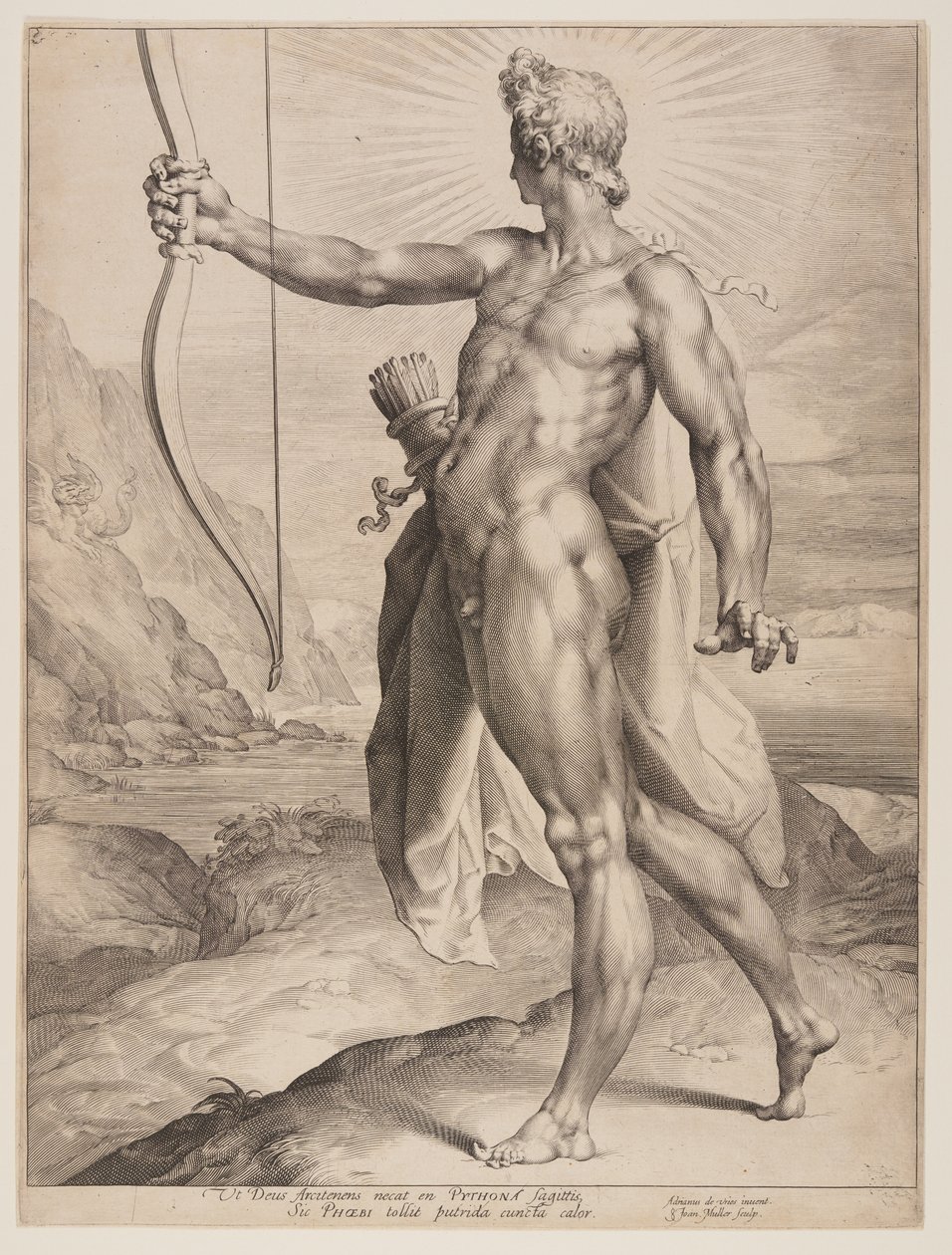 Apollo Slaying the Python by Jan Harmensz. Muller