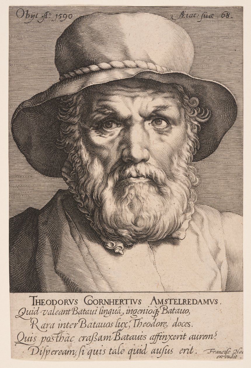 Dirck Volkertsz. Coornhert by Jan Harmensz. Muller
