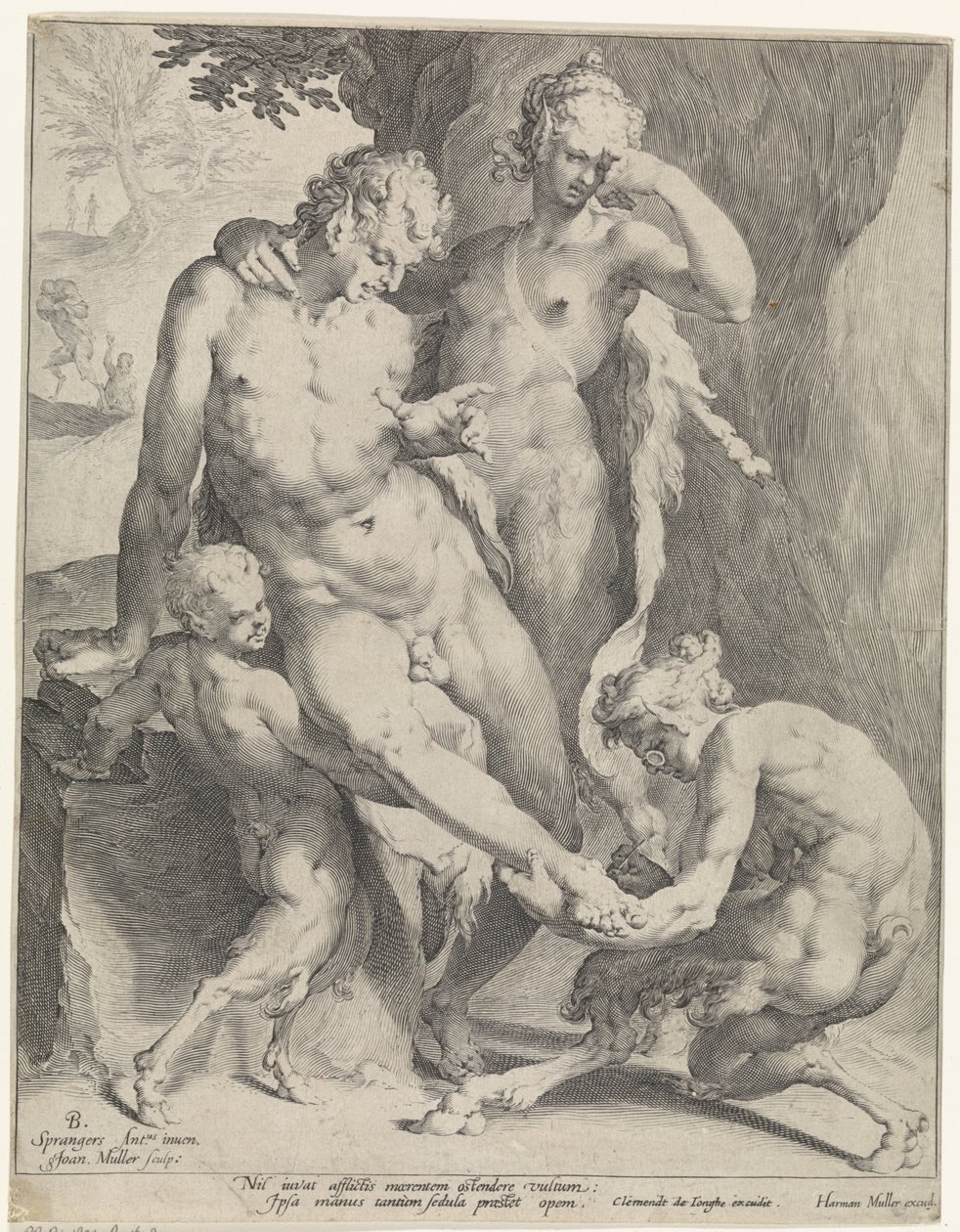 Oreads Removing a Thorn from a Satyr
