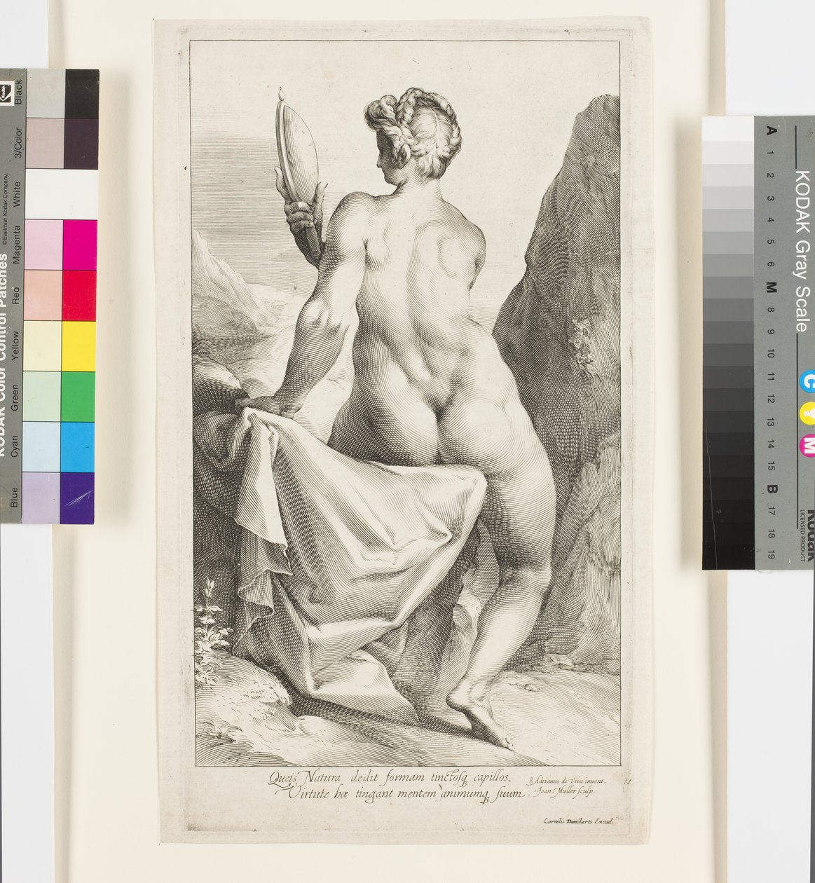 Prudence Looking at Herself in a Mirror by Jan Harmensz Muller