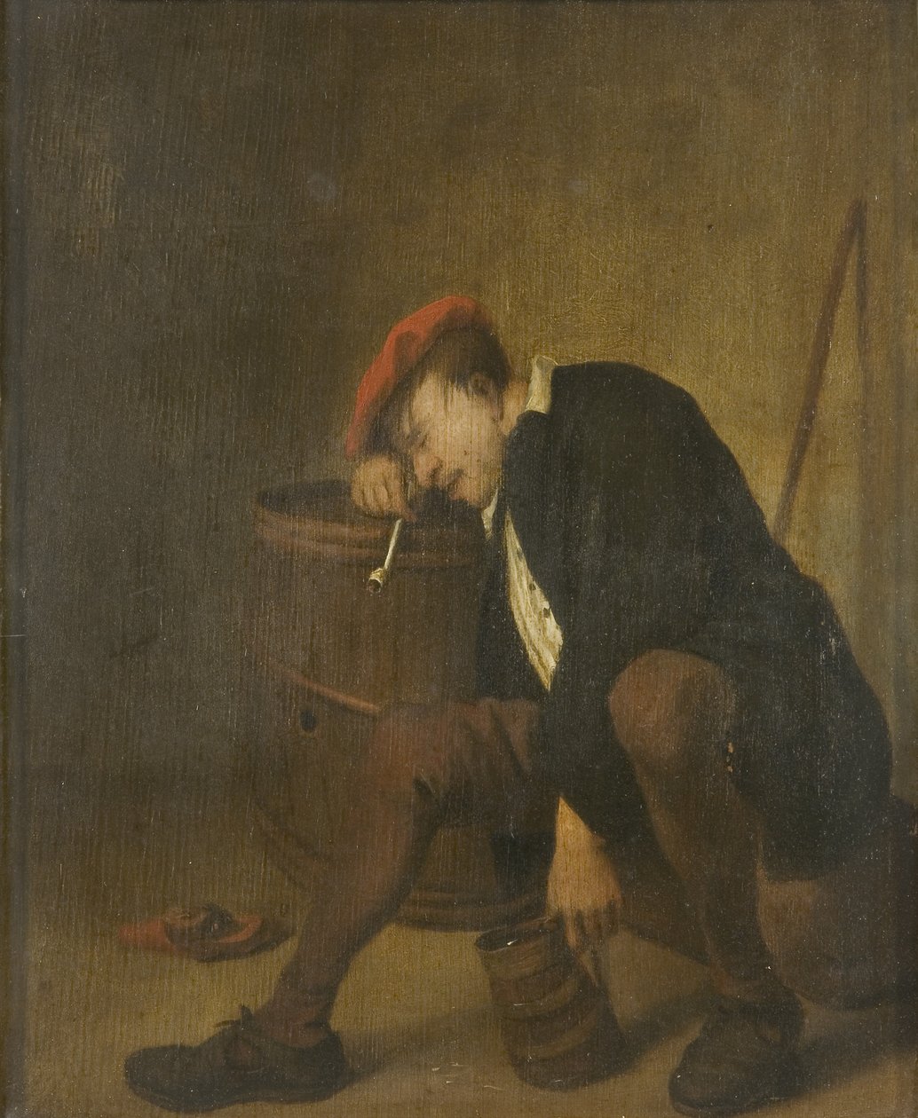 Man Sleeping by Jan Havicksz (school of) Steen