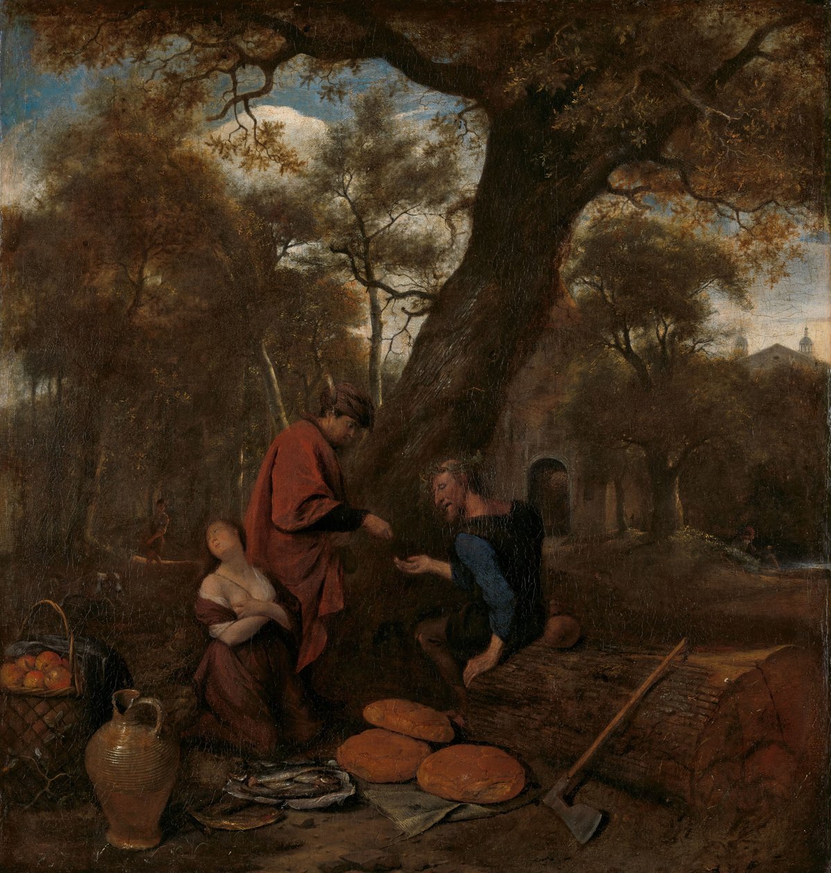 Erysichthon Selling His Daughter by Jan Havicksz. Steen