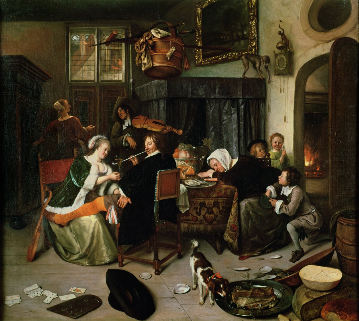 The Dissolute Household by Jan Havickszoon Steen