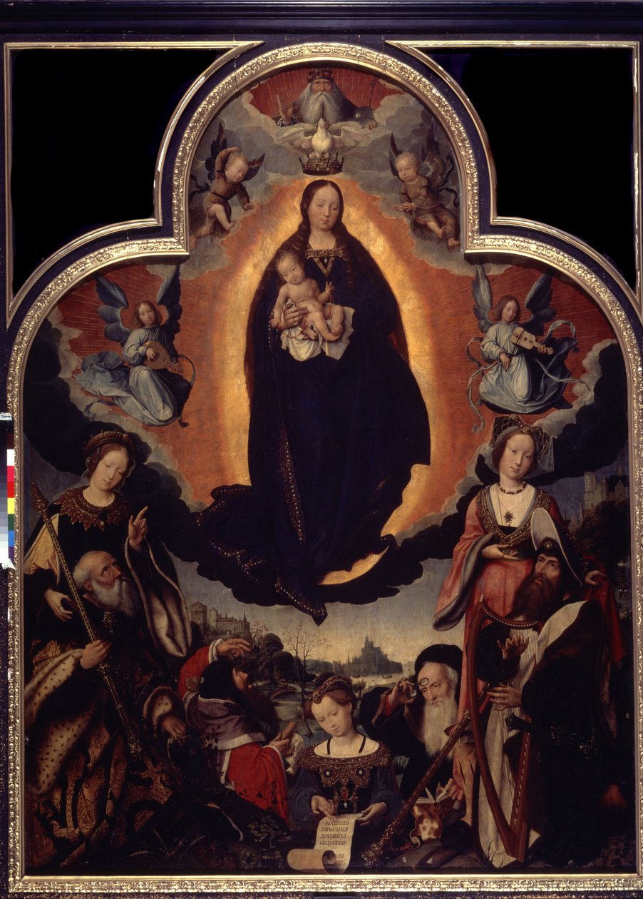 The Glorification of the Virgin by Jan II Provost
