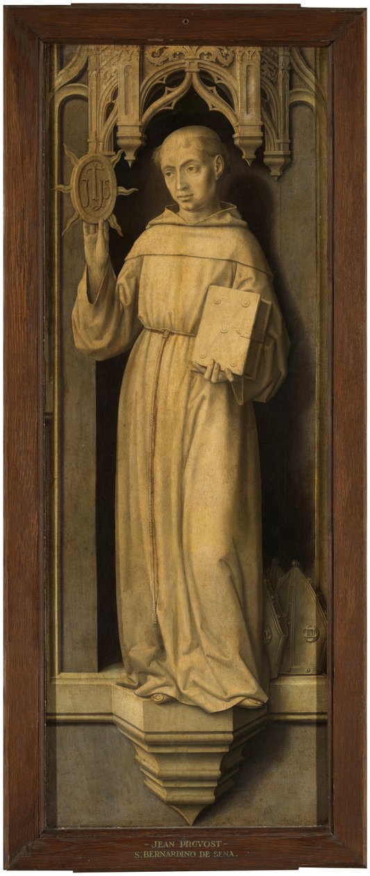 Saint Bernardino of Siena by Jan II Provost