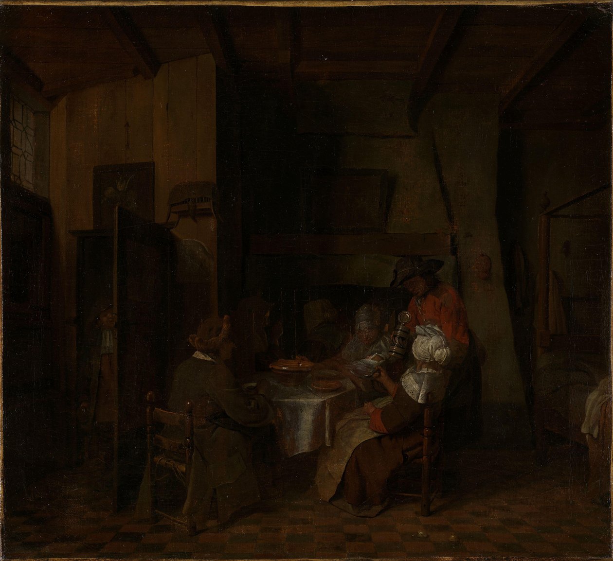 A Family Meal in a Peasant