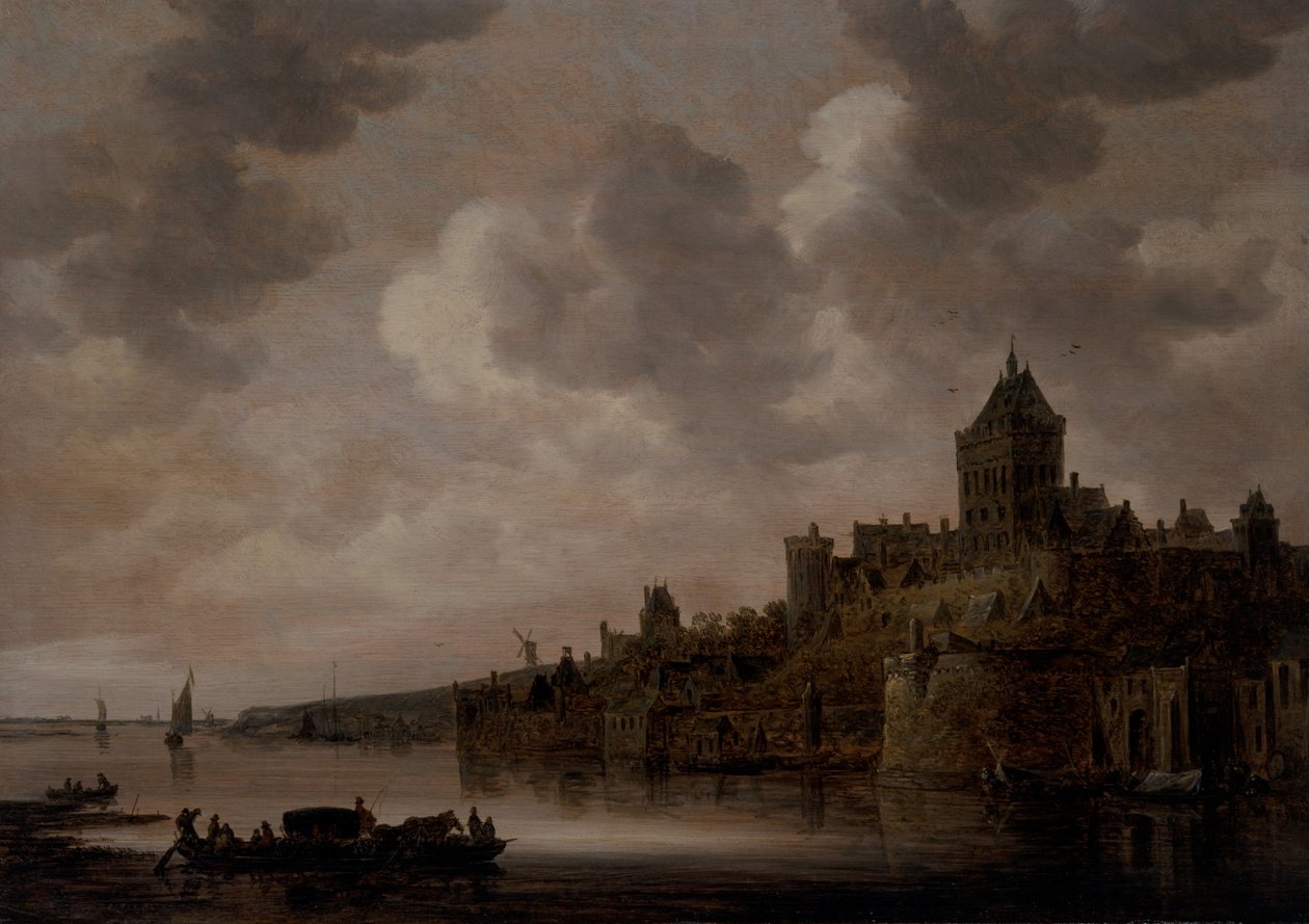 The Valkhof at Nijmegen by Jan Josephsz van Goyen