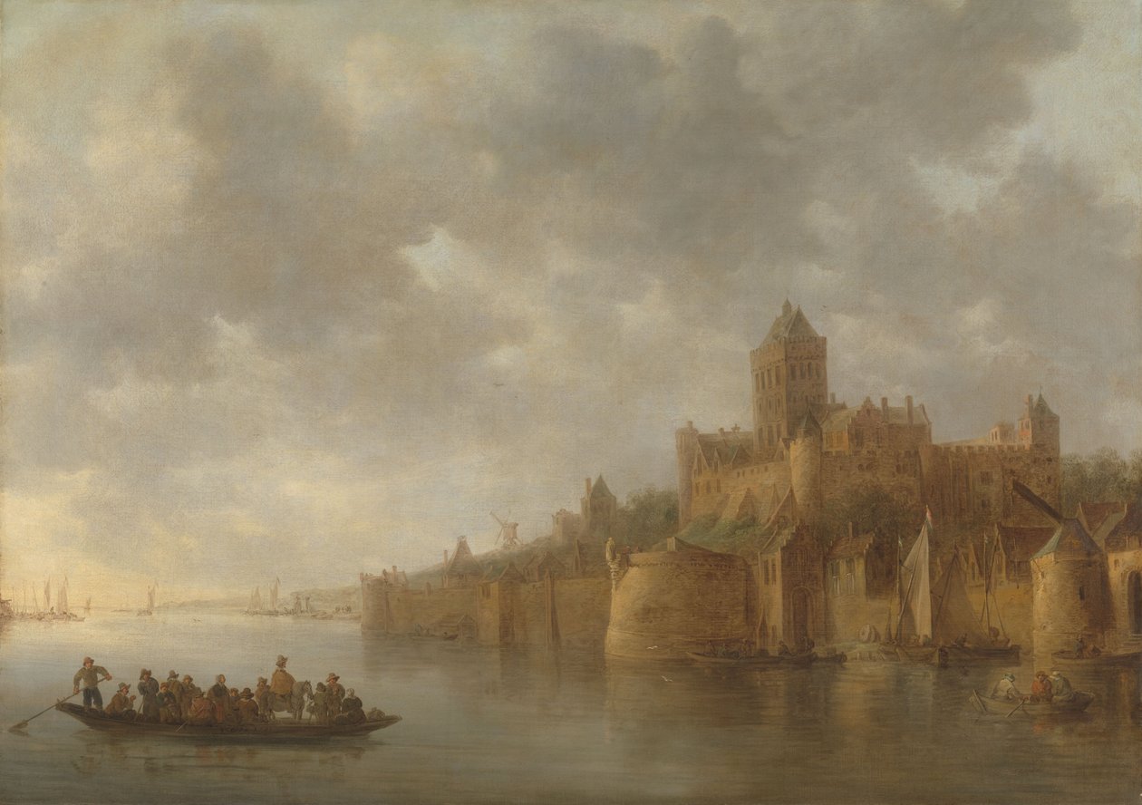 The Valkhof in Nijmegen by Jan Josephsz van Goyen