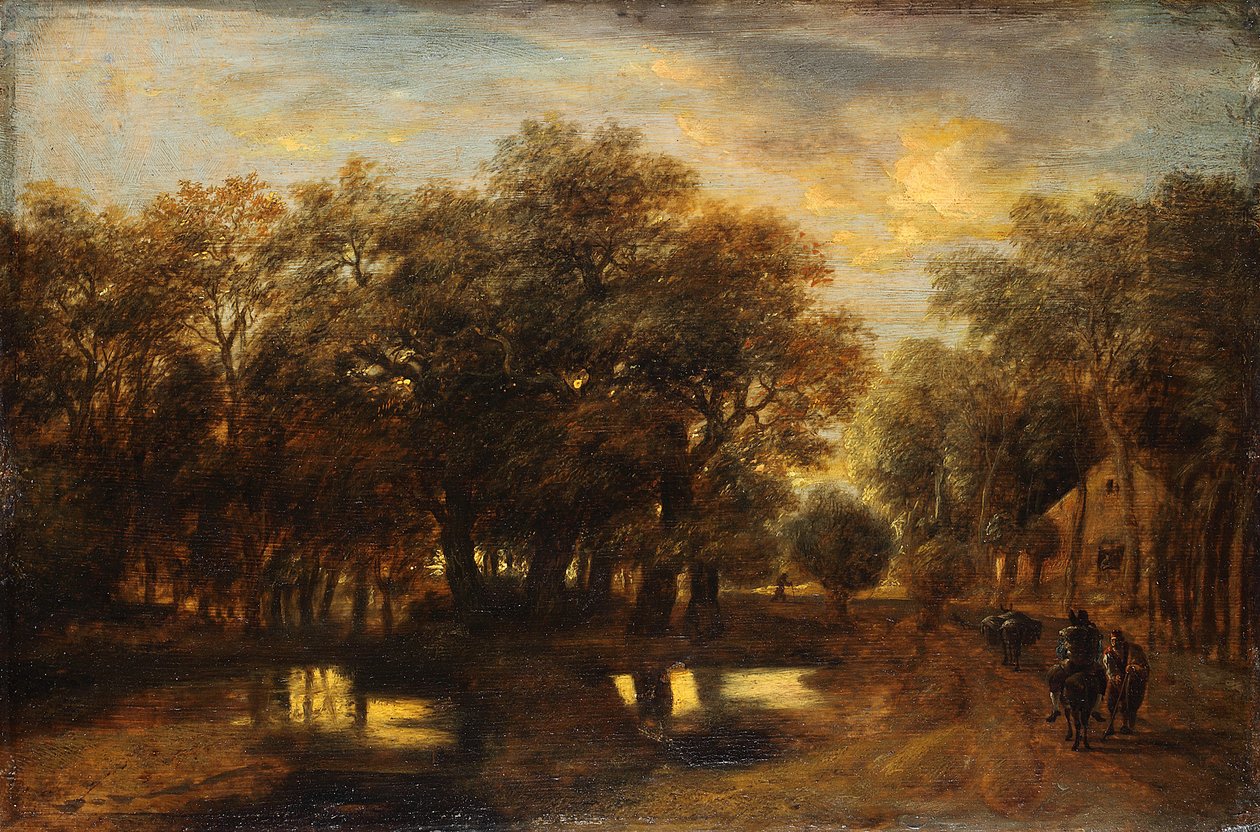 Evening Landscape by Jan Lievens