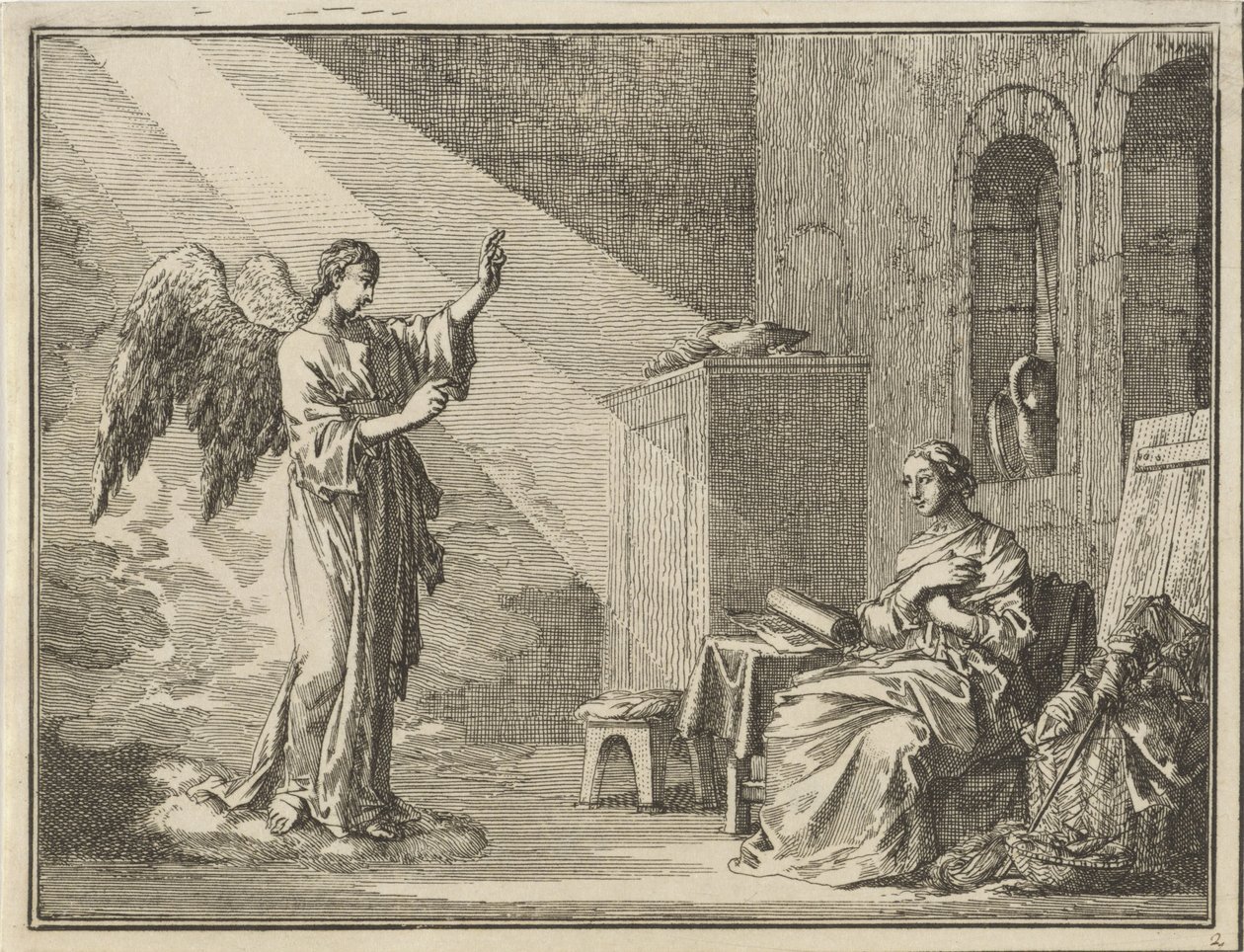Annunciation by Jan Luyken
