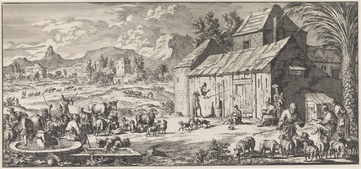 Shepherds Give Up One Tenth of Their Flock by Jan Luyken