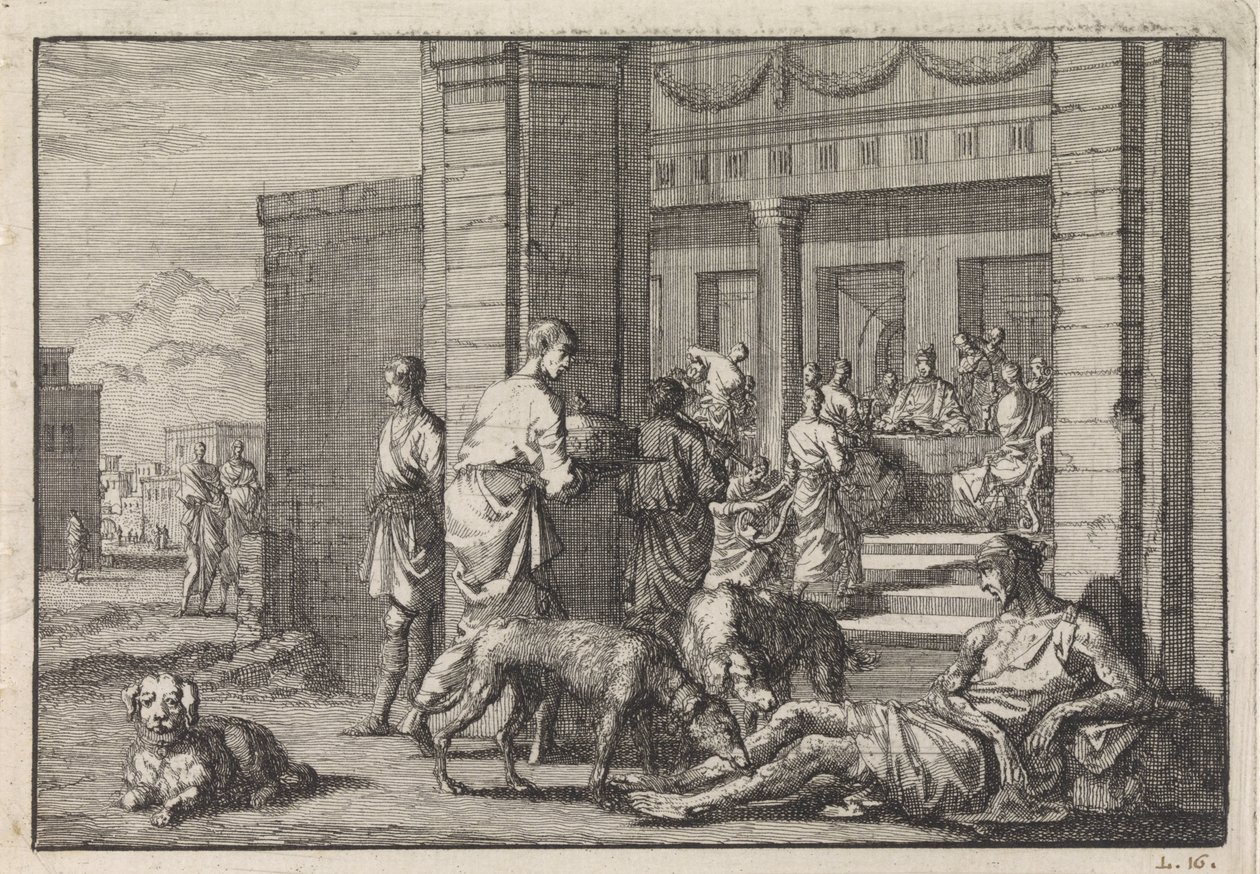 Lazarus Begging at the Rich Man