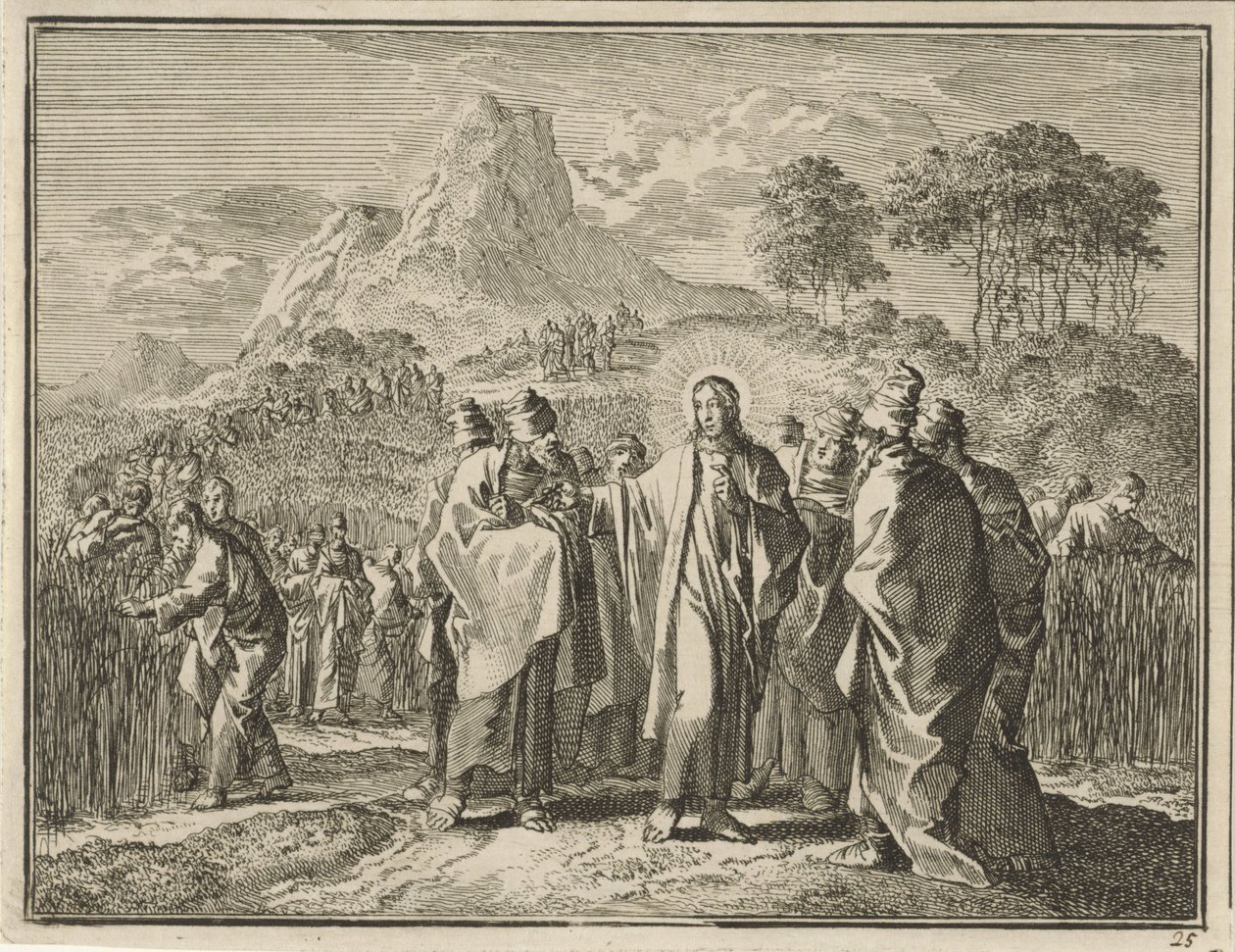 Picking Corn on the Sabbath by Jan Luyken