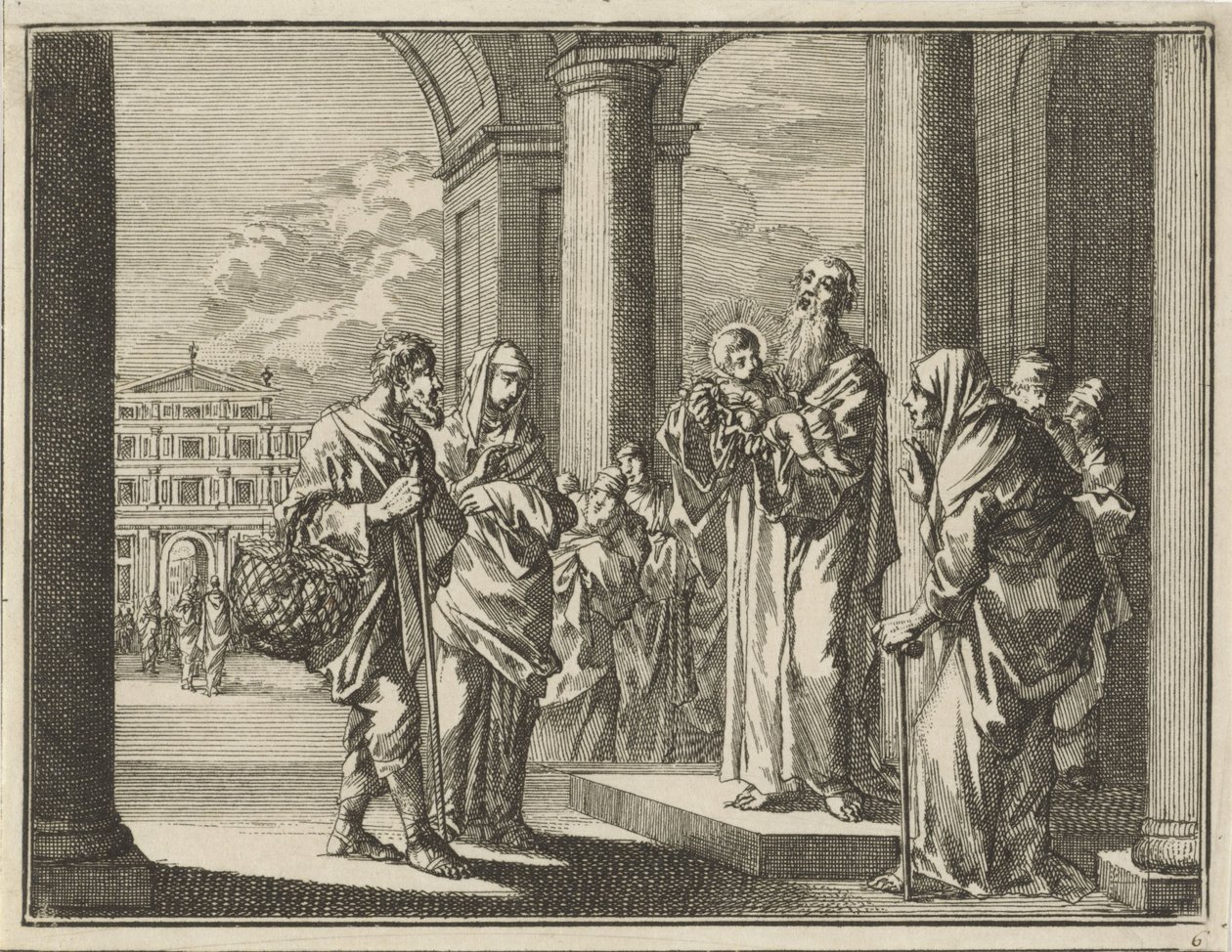 Presentation of Christ in the Temple by Jan Luyken