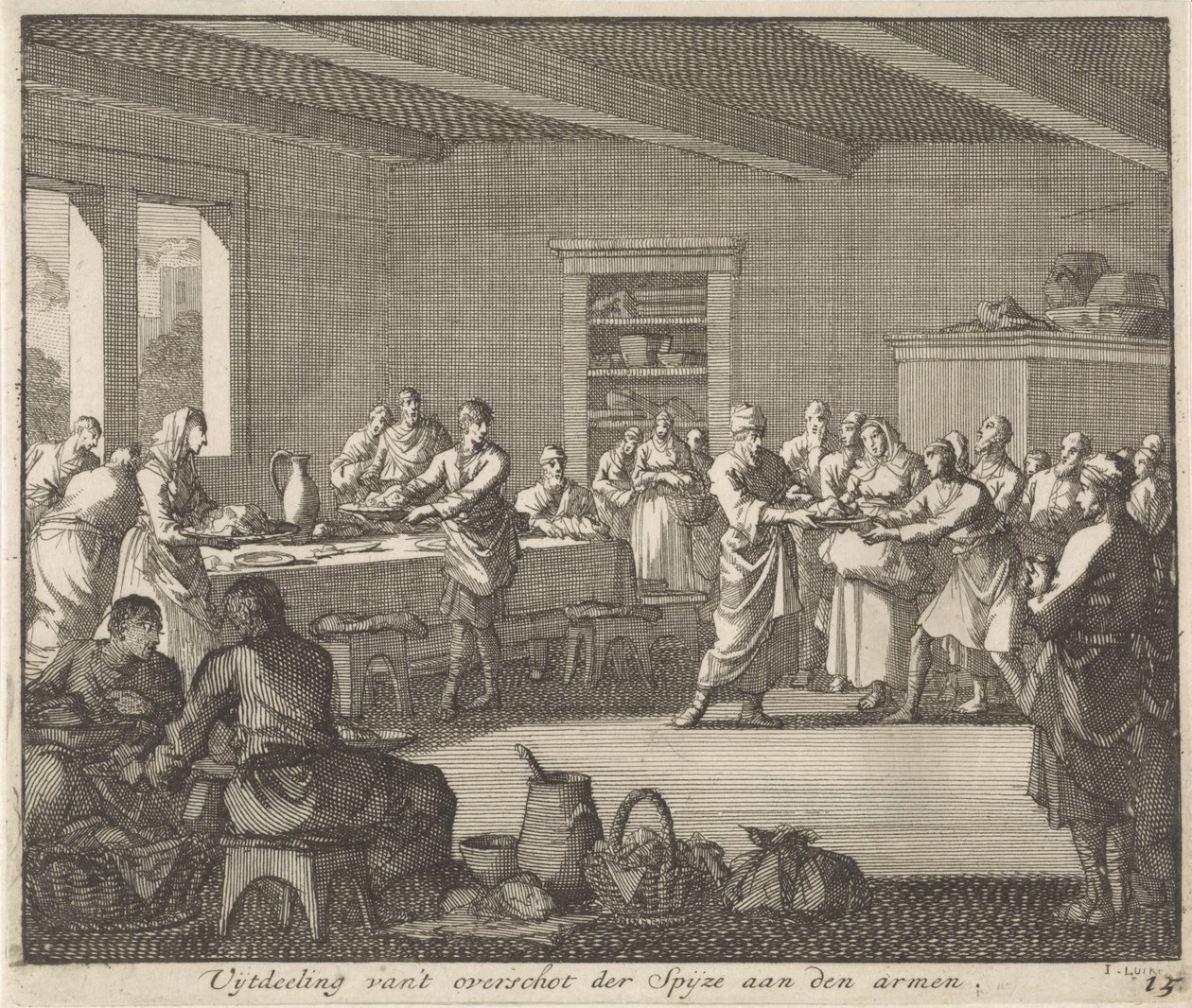 Distribution of Food to the Poor by Jan Luyken