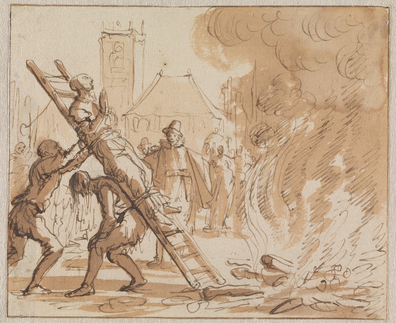 Preliminary Studies for Bloody Theatre, or Martyrs Mirror of the Baptists or Defenseless Christians by Jan Luyken
