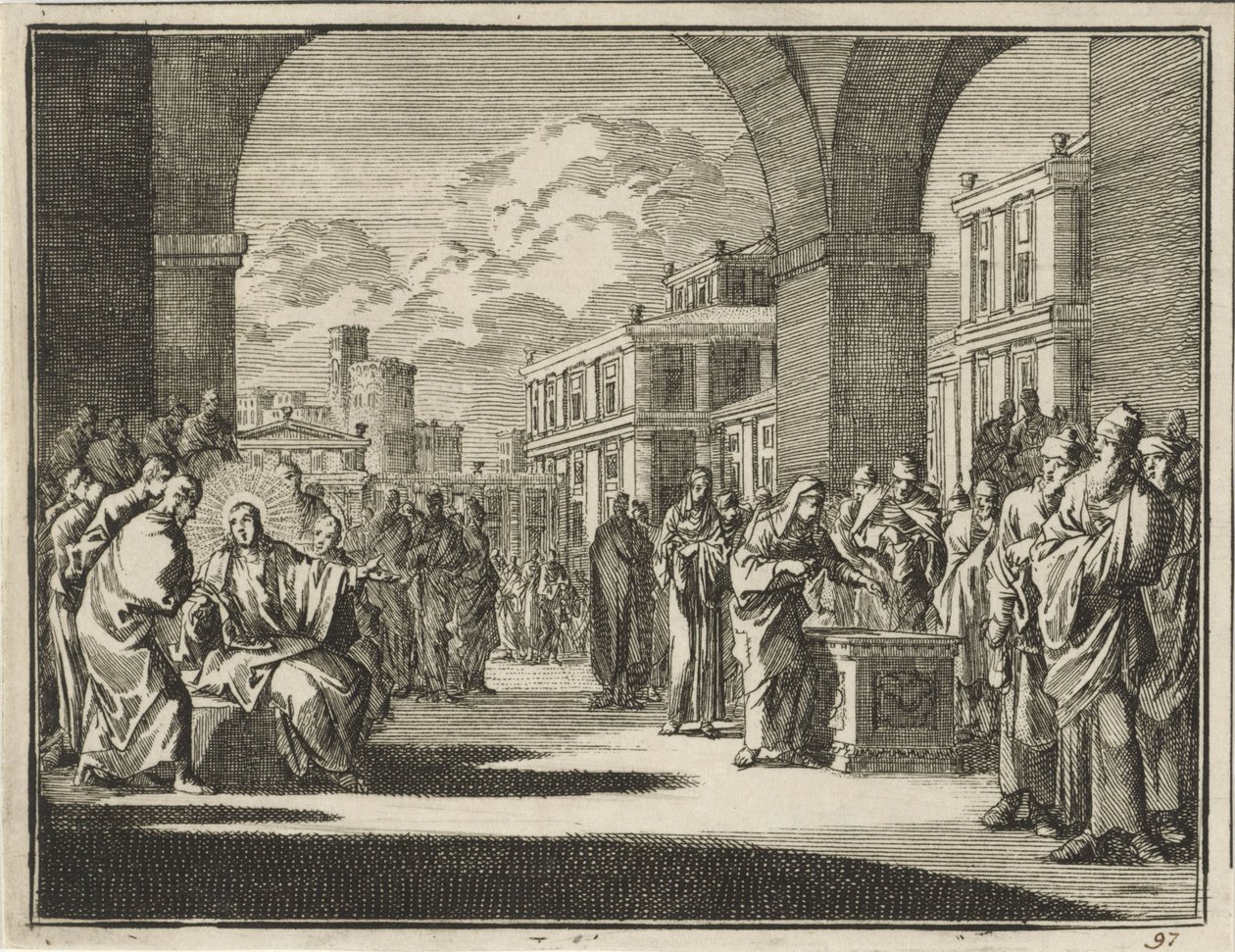 Generosity of the Poor Widow by Jan Luyken