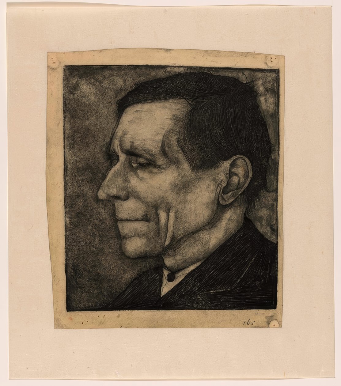 Father of Jan Mankes, Almost in Profile to the Left by Jan Mankes