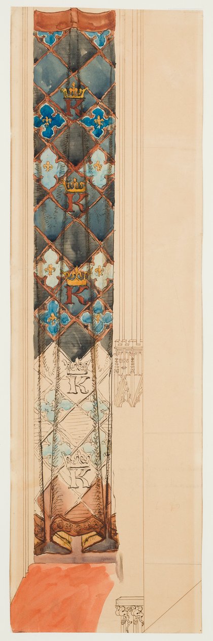 Cartoon for the Polychrome of St. Mary