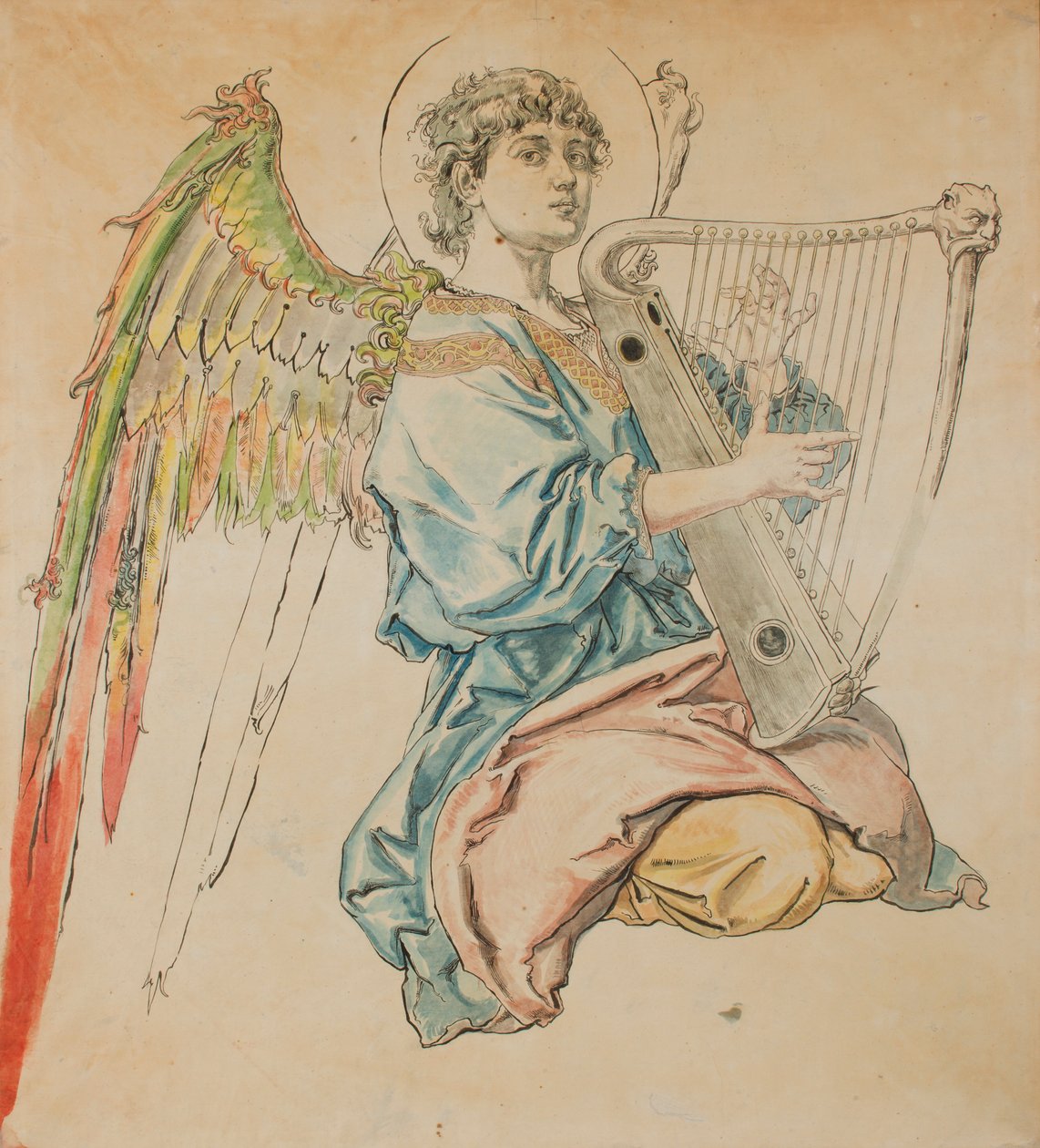 Cartoon for the Polychromy of St. Mary