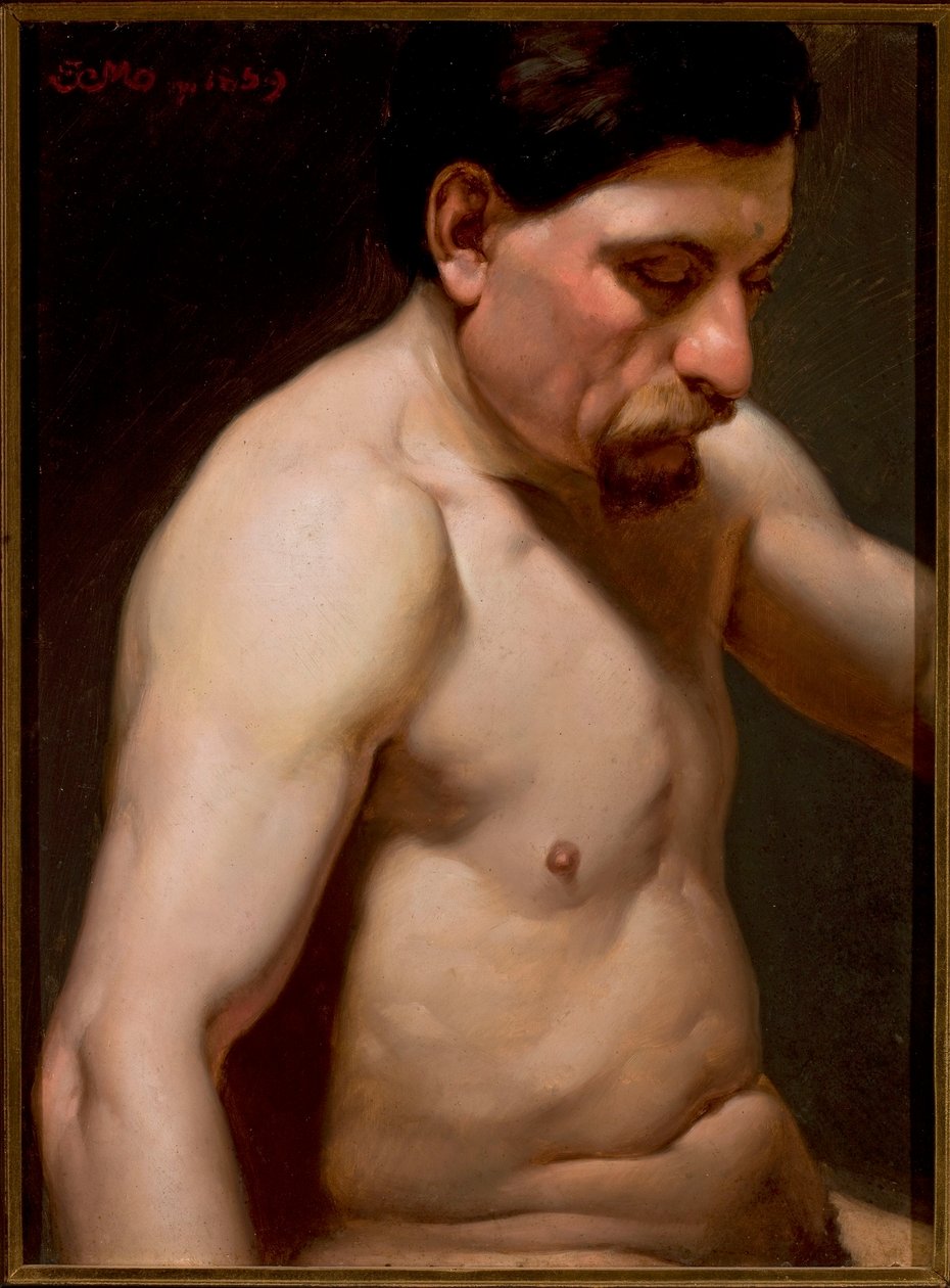 Male Half-figure by Jan Matejko