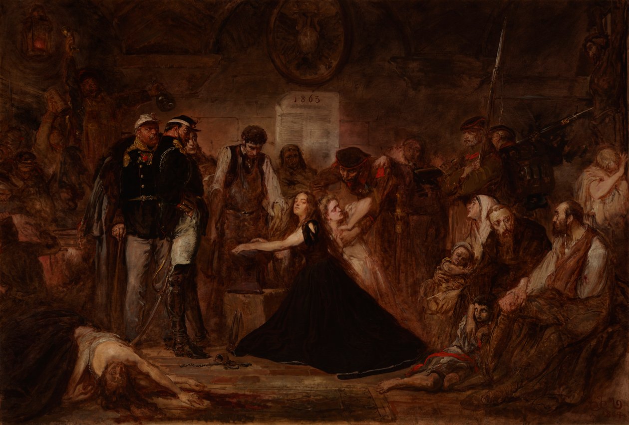 Polonia 1863 (Shackled Poland) by Jan Matejko