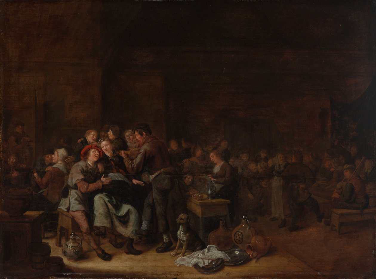 Peasant Wedding by Jan Miense Molenaer