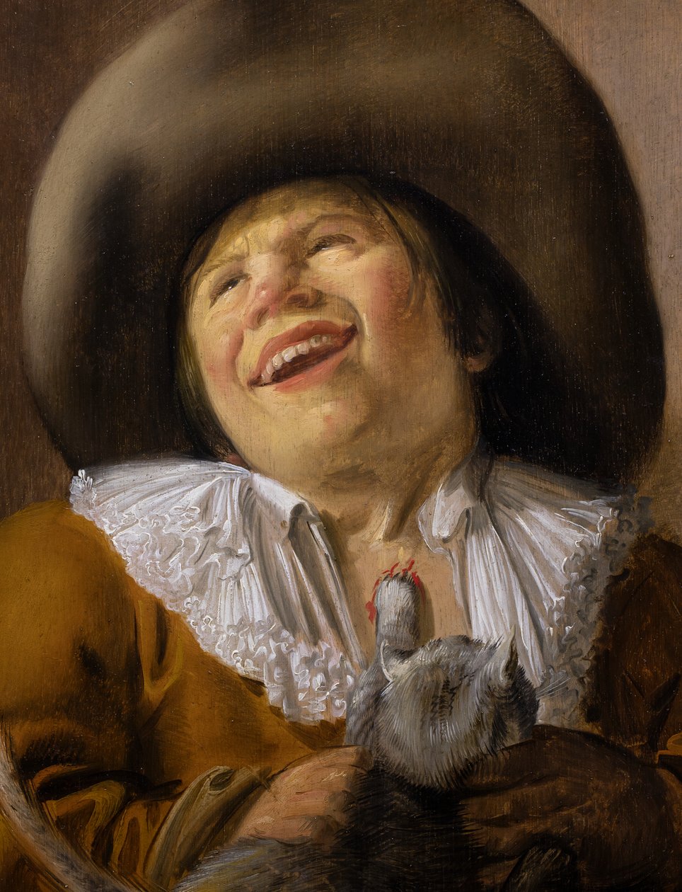 Young boy scratched by a cat (detail) by Jan Miense Molenaer