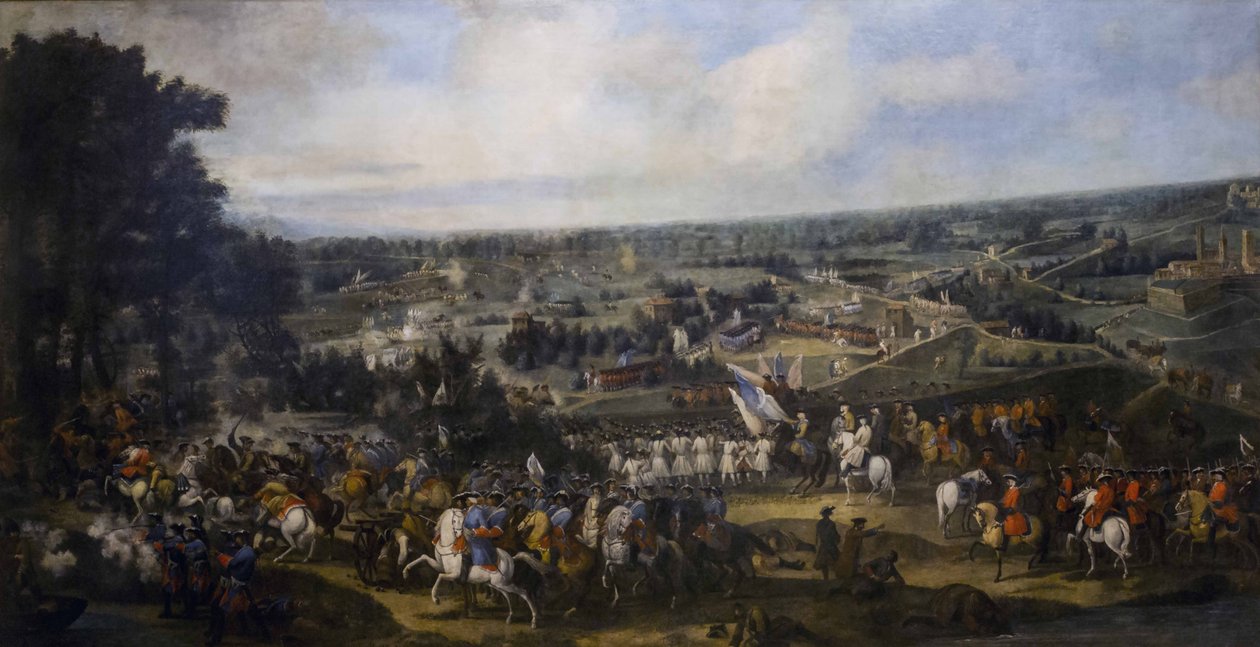 The Battle of Guastalla by Jan Peeter Verdussen