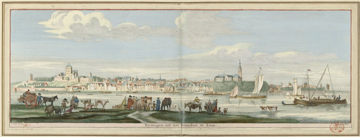 View of Nijmegen from the North by Jan Ruyter
