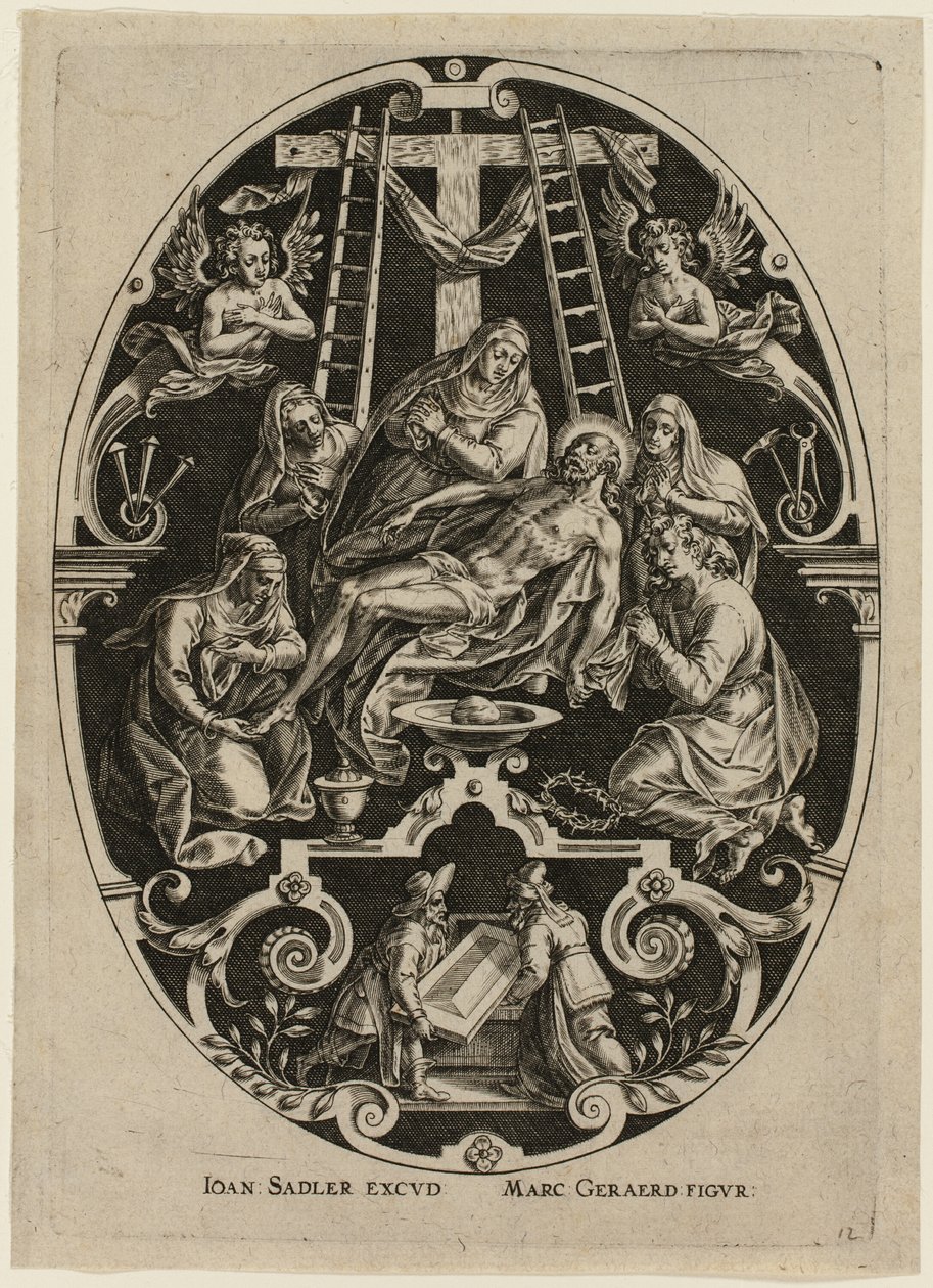 Lamentation, from Passion of Christ by Jan Sadeler I