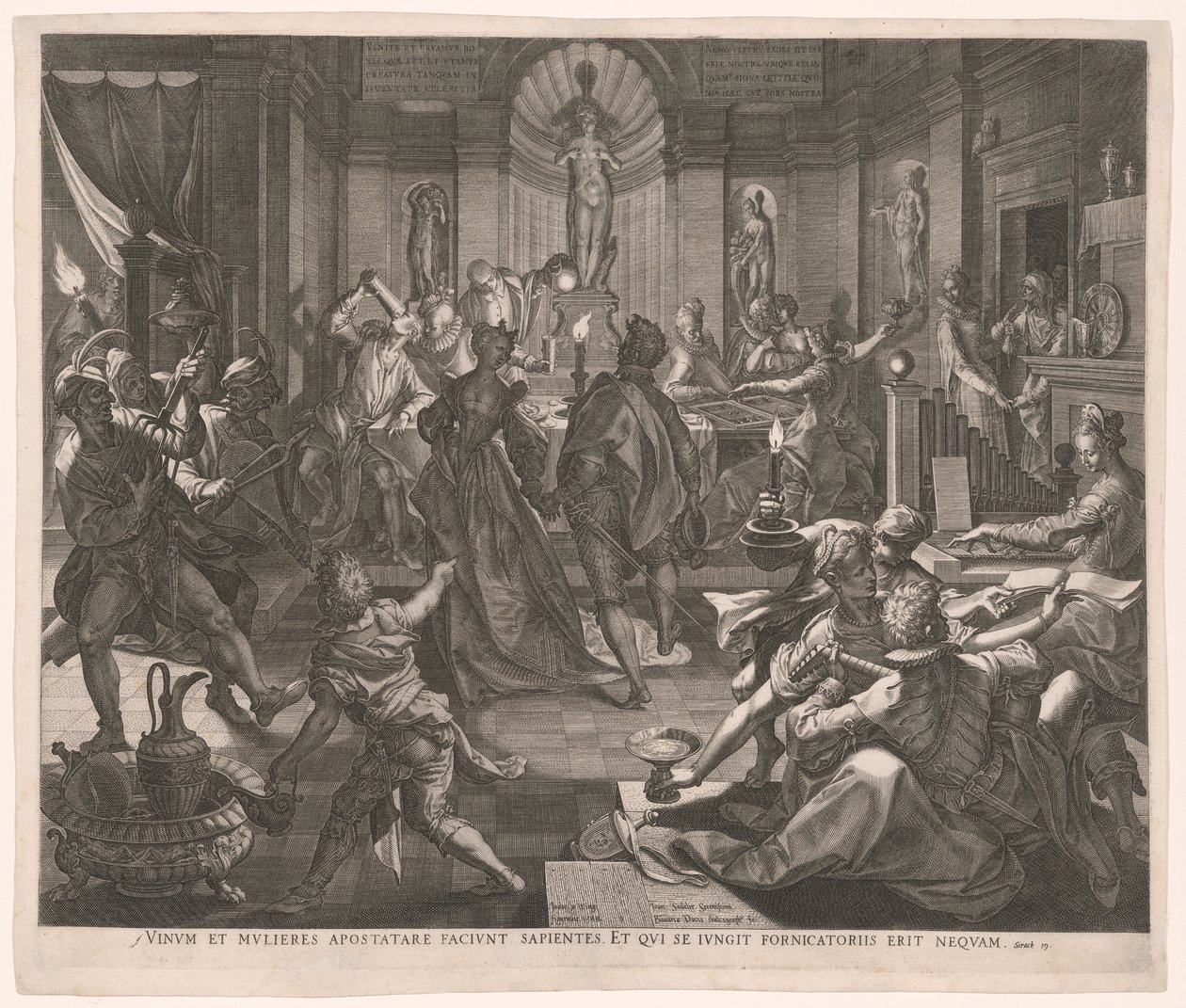 The Carnival (or the Prodigal Son) by Jan Sadeler I