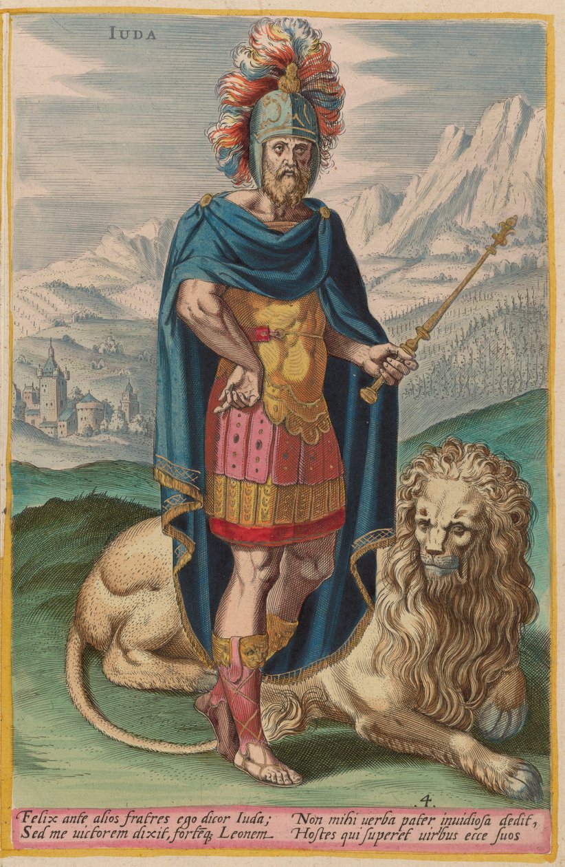 Judah by Jan Sadeler I after Crispen van den Broecke