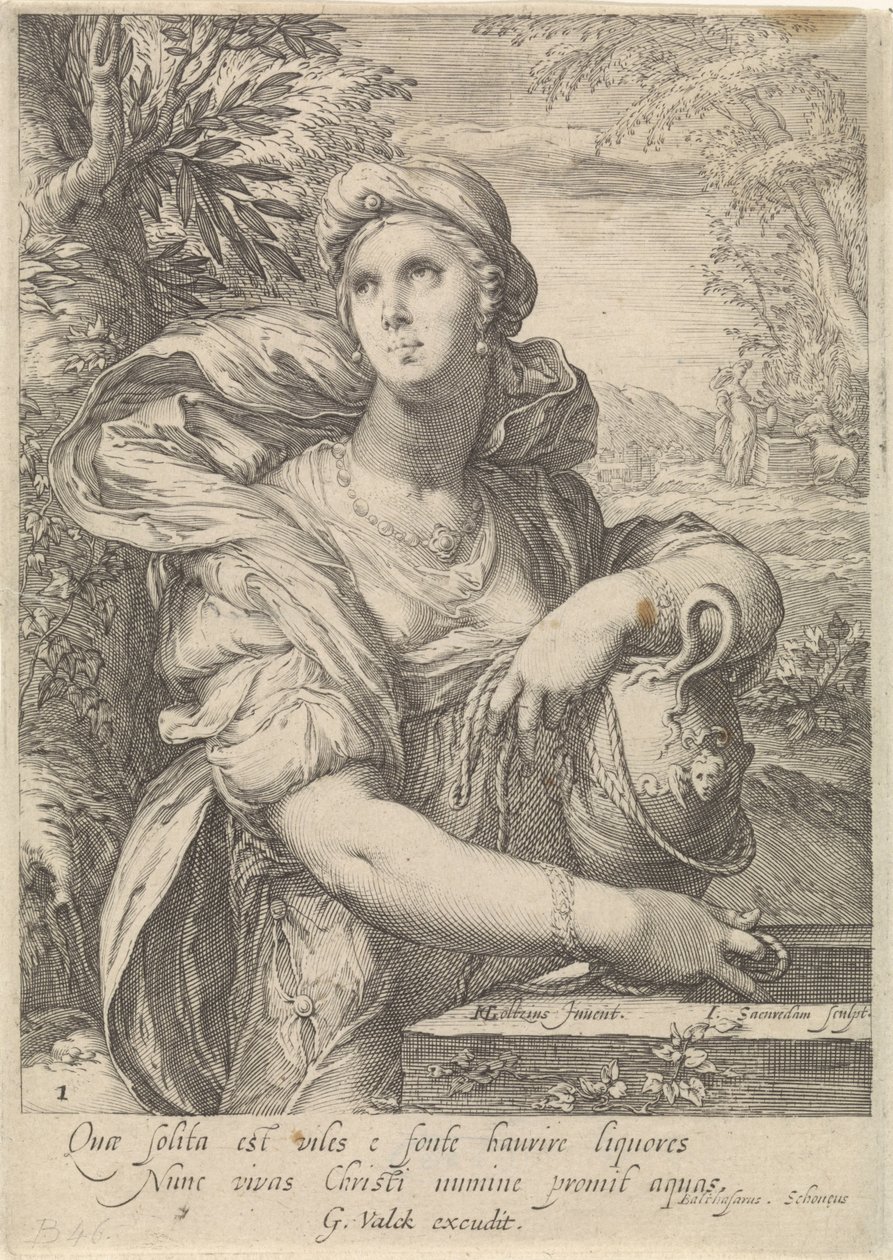 The Samaritan Woman by Jan Saenredam