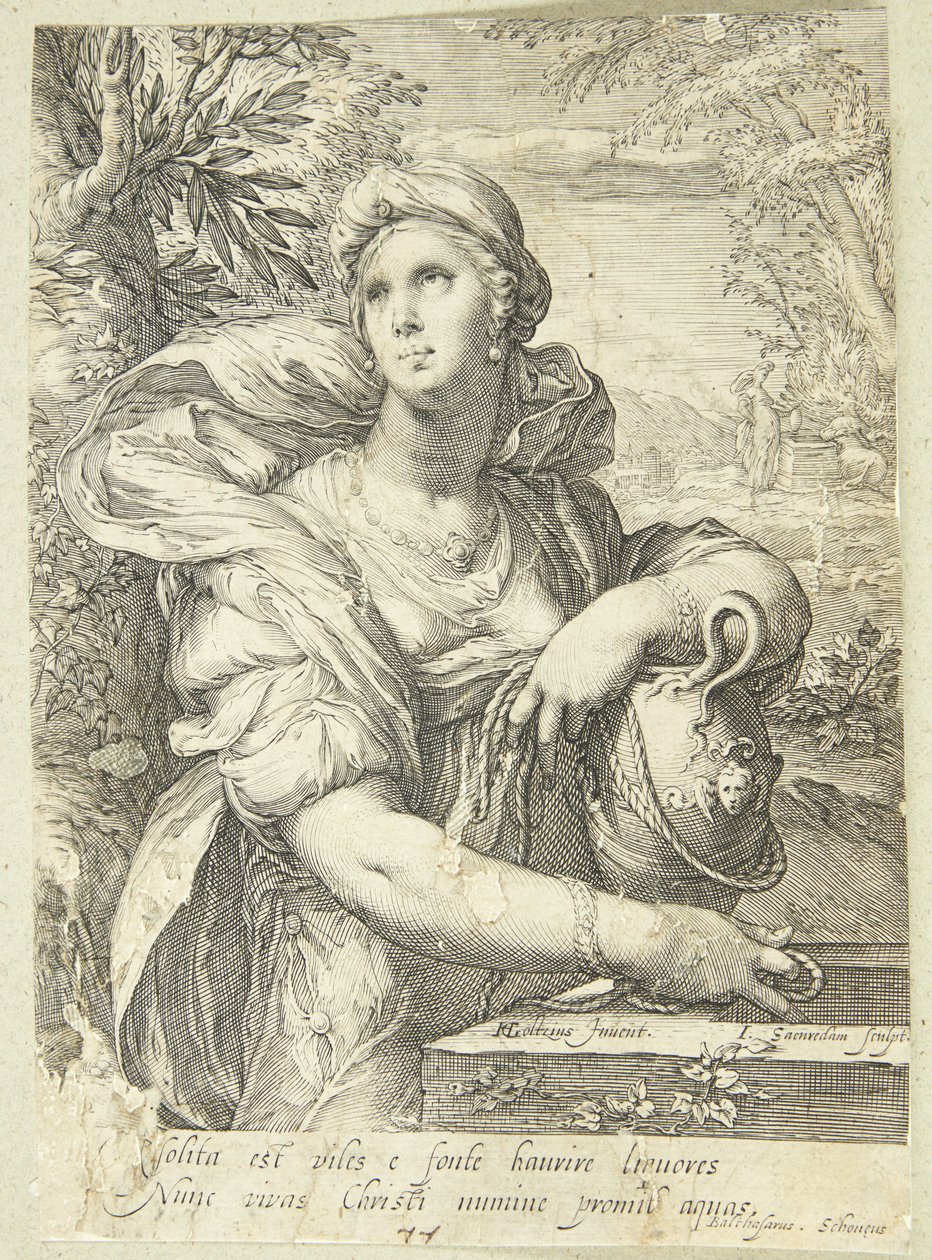 The Samaritan Woman at the Well by Jan Saenredam