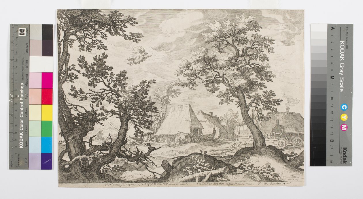 Landscape Showing the Abduction of Ganymede, c.1600 by Jan Saenredam
