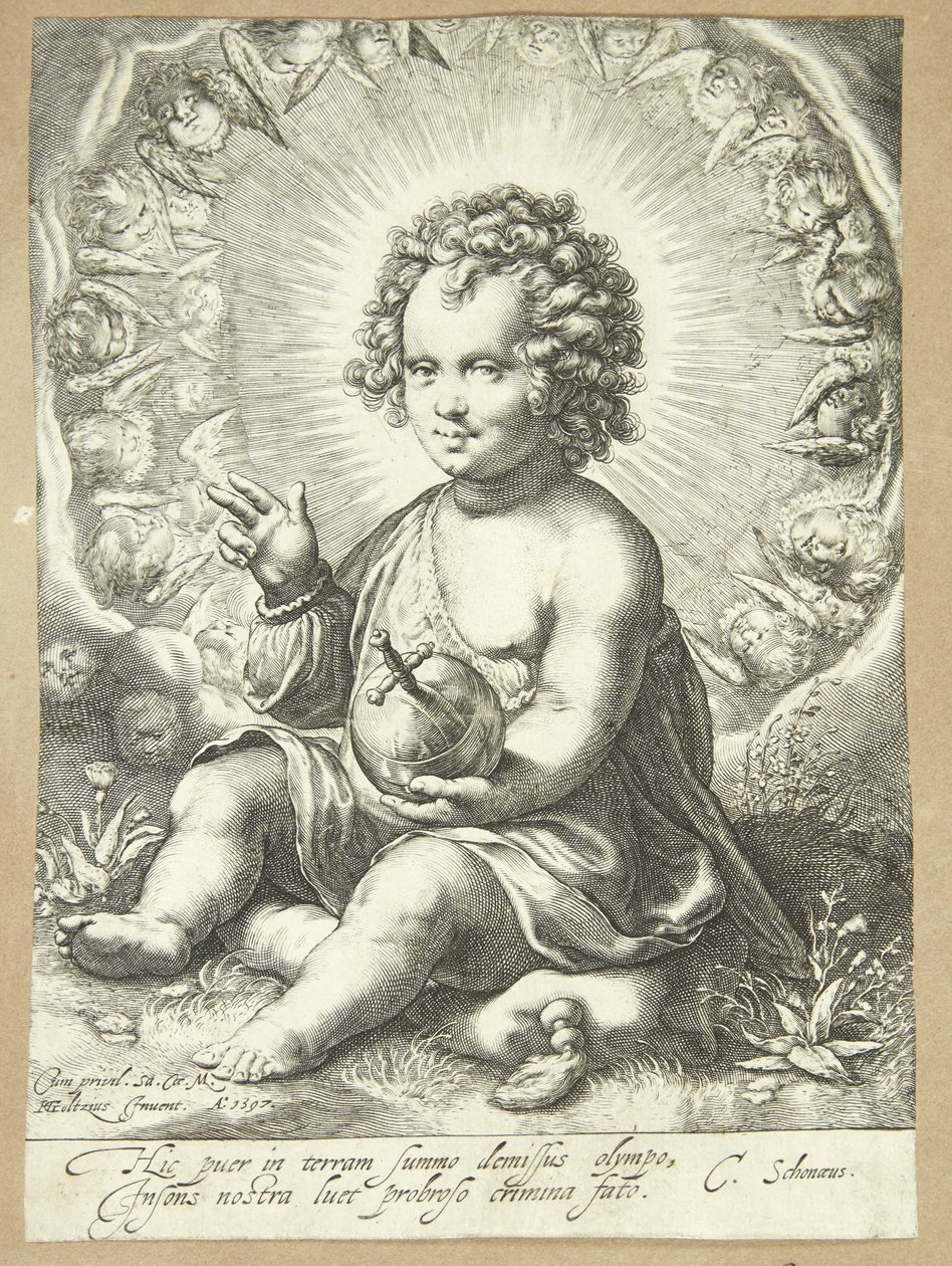 Salvator Mundi by Jan Saenredam