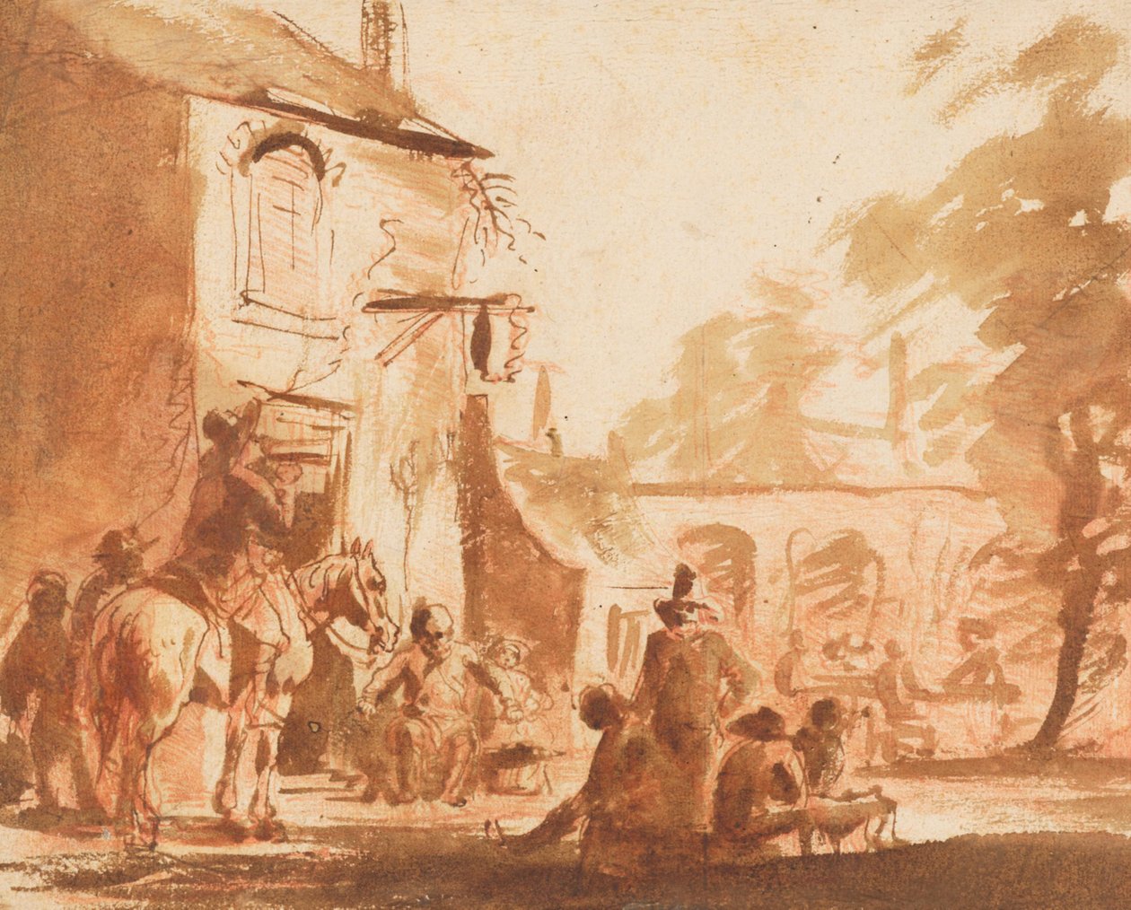Rest at the Inn by Jan Steen