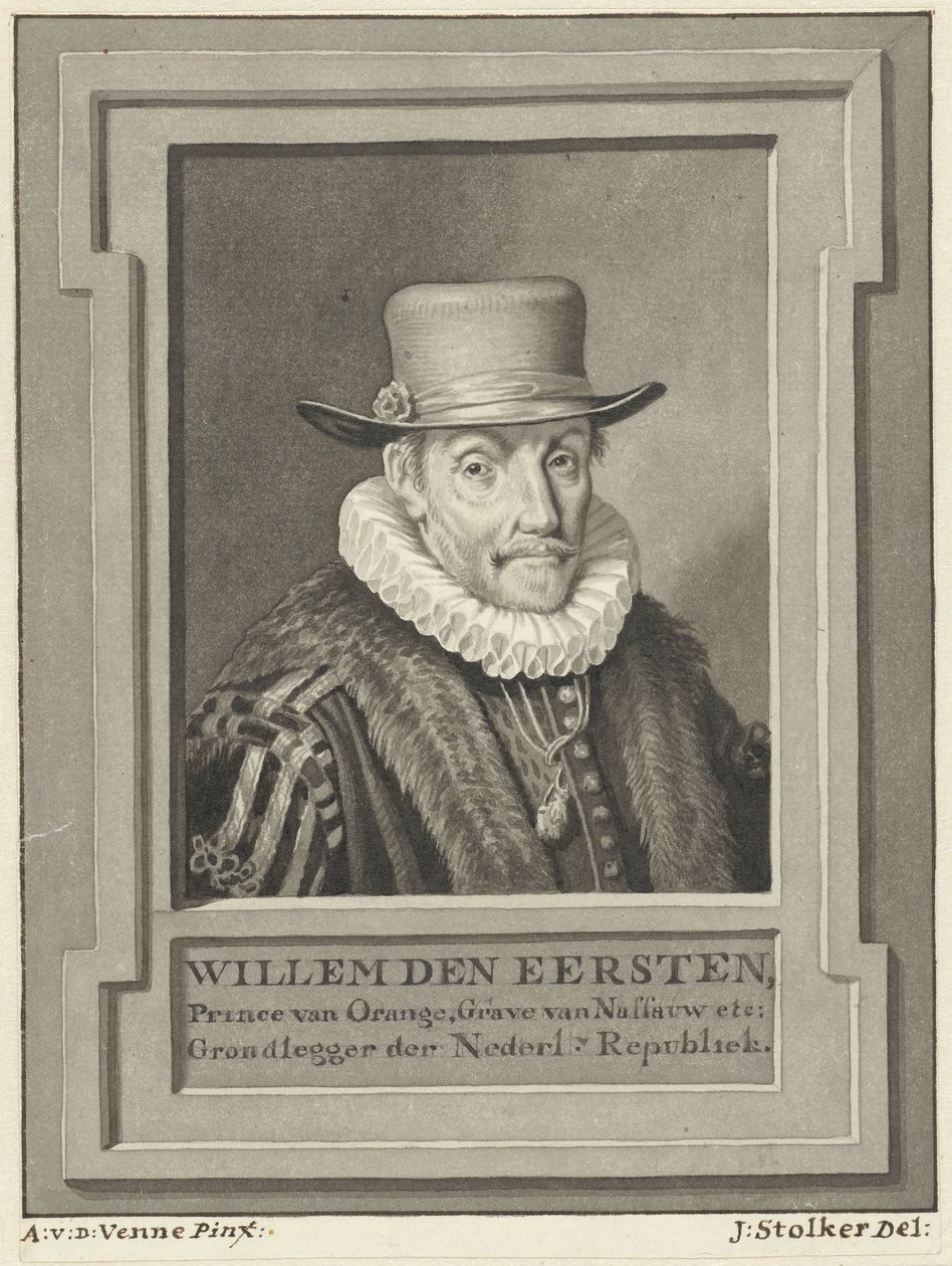 Portrait of William I, Prince of Orange-Nassau by Jan Stolker
