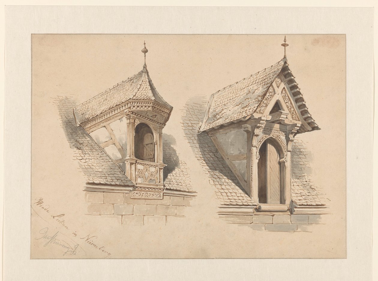 Two Dormer Windows in Nuremberg by Jan Striening