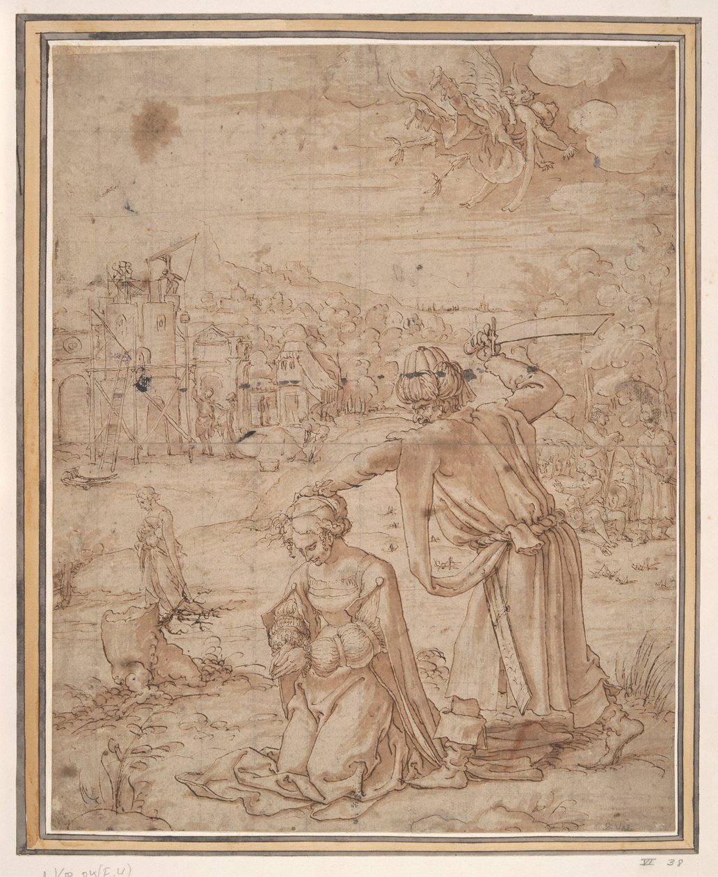 Beheading of St. Barbara by Jan Swart Van Groningen