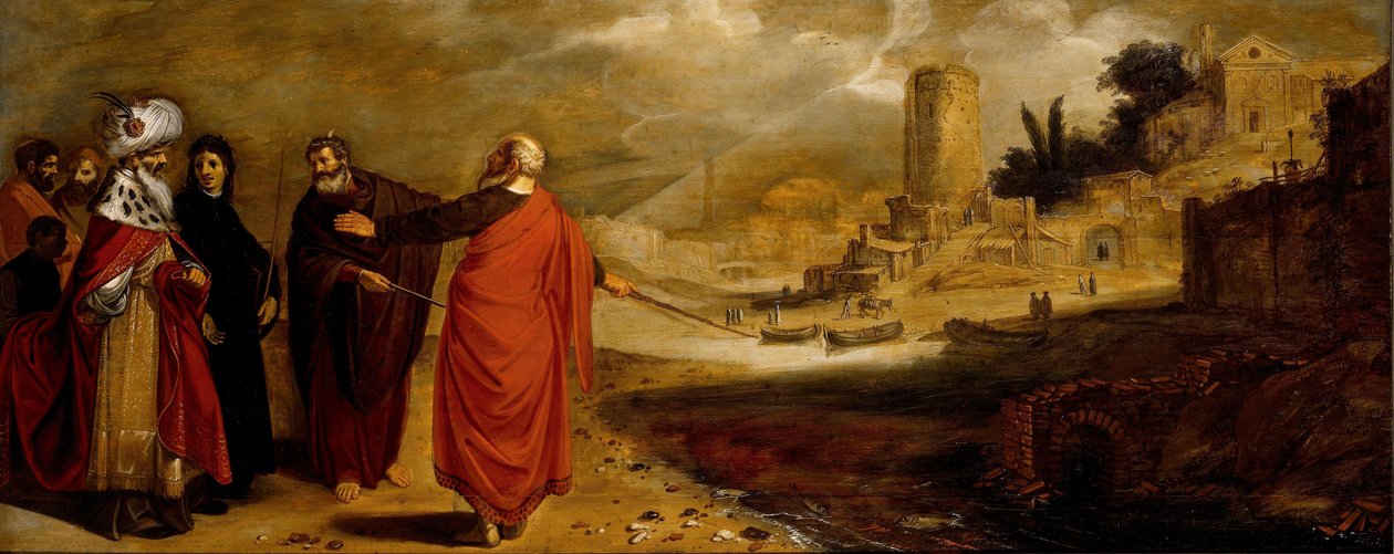 Aaron Changing the Water of the River into Blood by Jan Symonsz Pynas