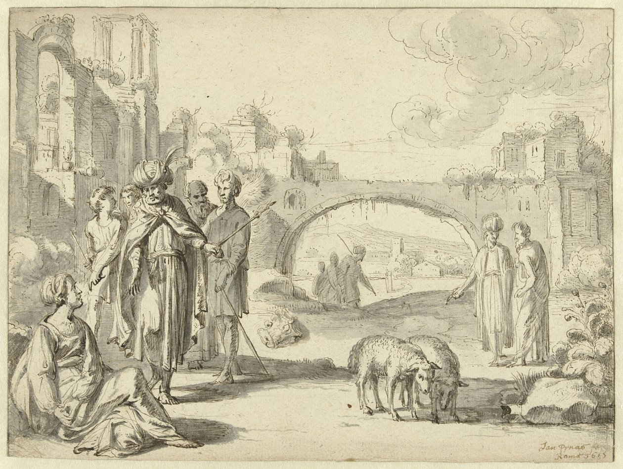 Laban Searching for His Stolen Household Gods by Jan Symonsz Pynas