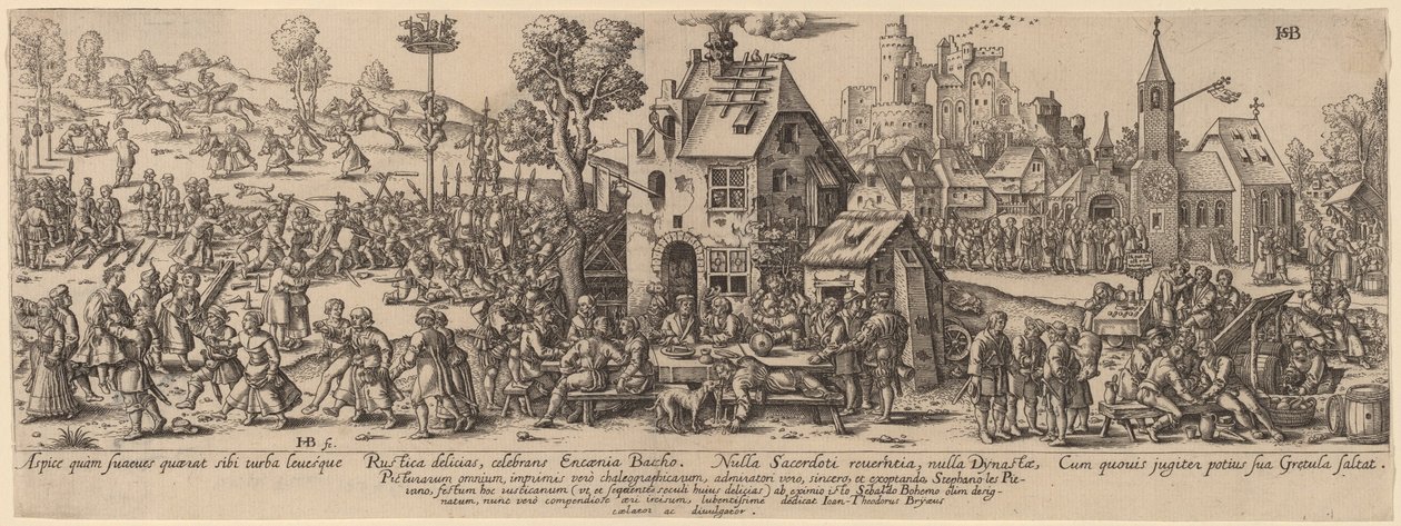 Country Fair by Jan Theodor de Bry after Sebald Beham