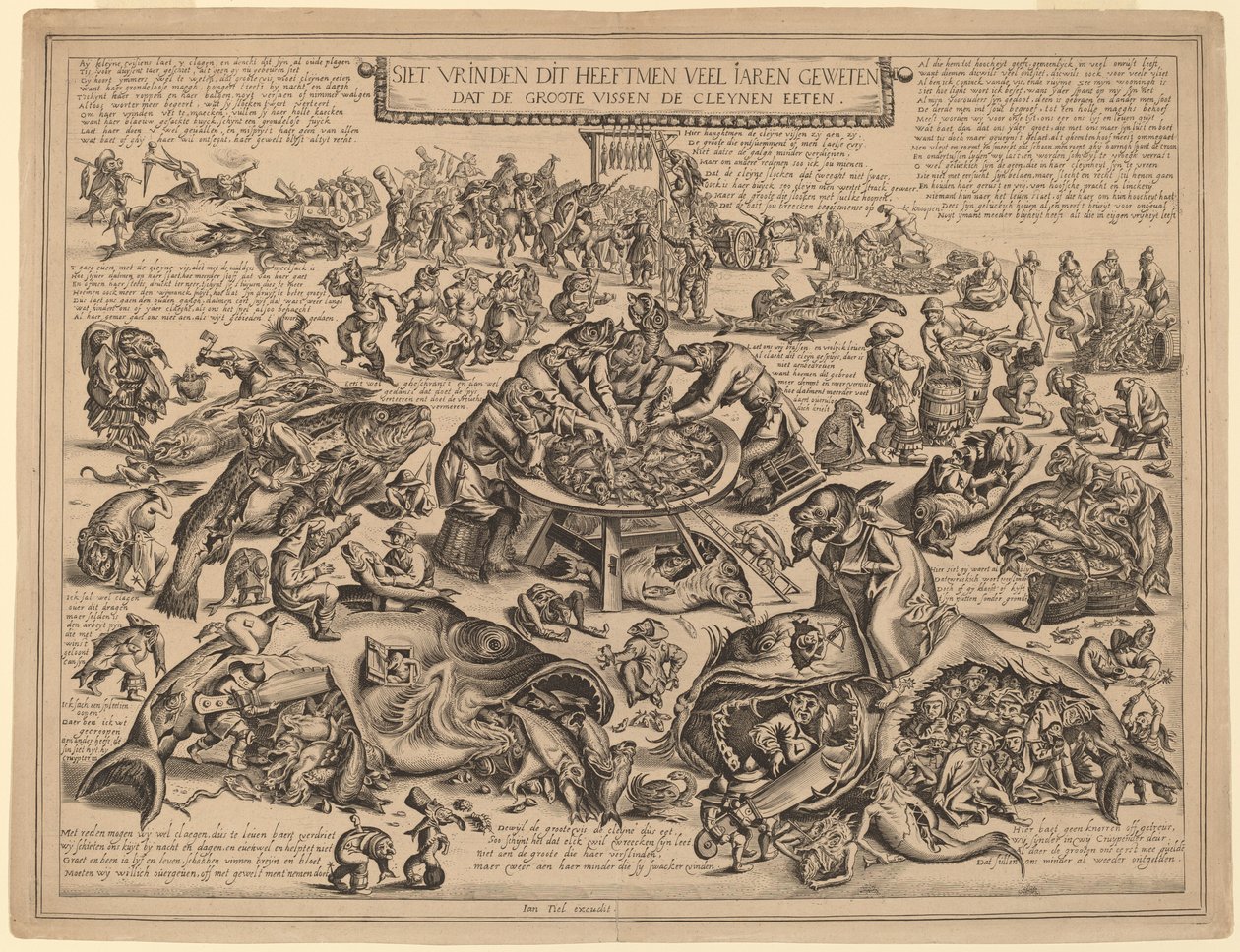 The Big Fish Eat the Little Fish by Jan Thiel