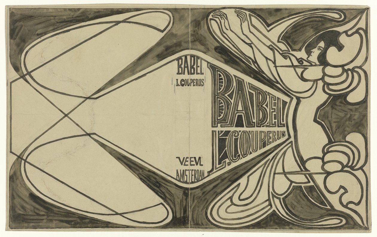 Cover Design for: Louis Couperus, Babel, 1901 by Jan Toorop