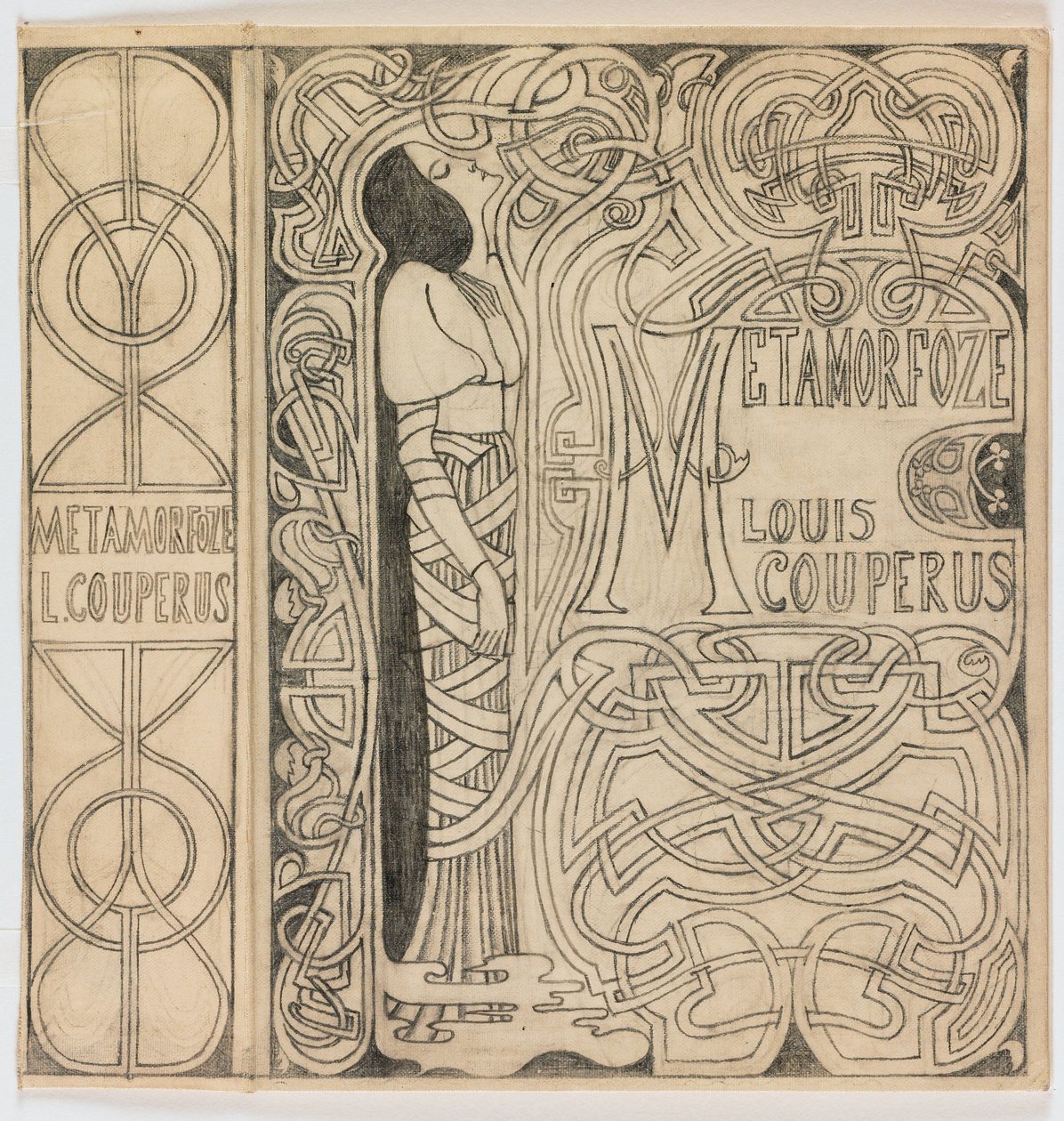 Cover Design for: Louis Couperus, Metamorphosis, 1897 by Jan Toorop
