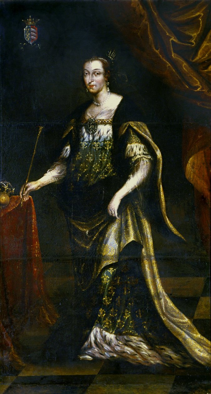 Portrait of Queen Jadwiga by Jan Tricius
